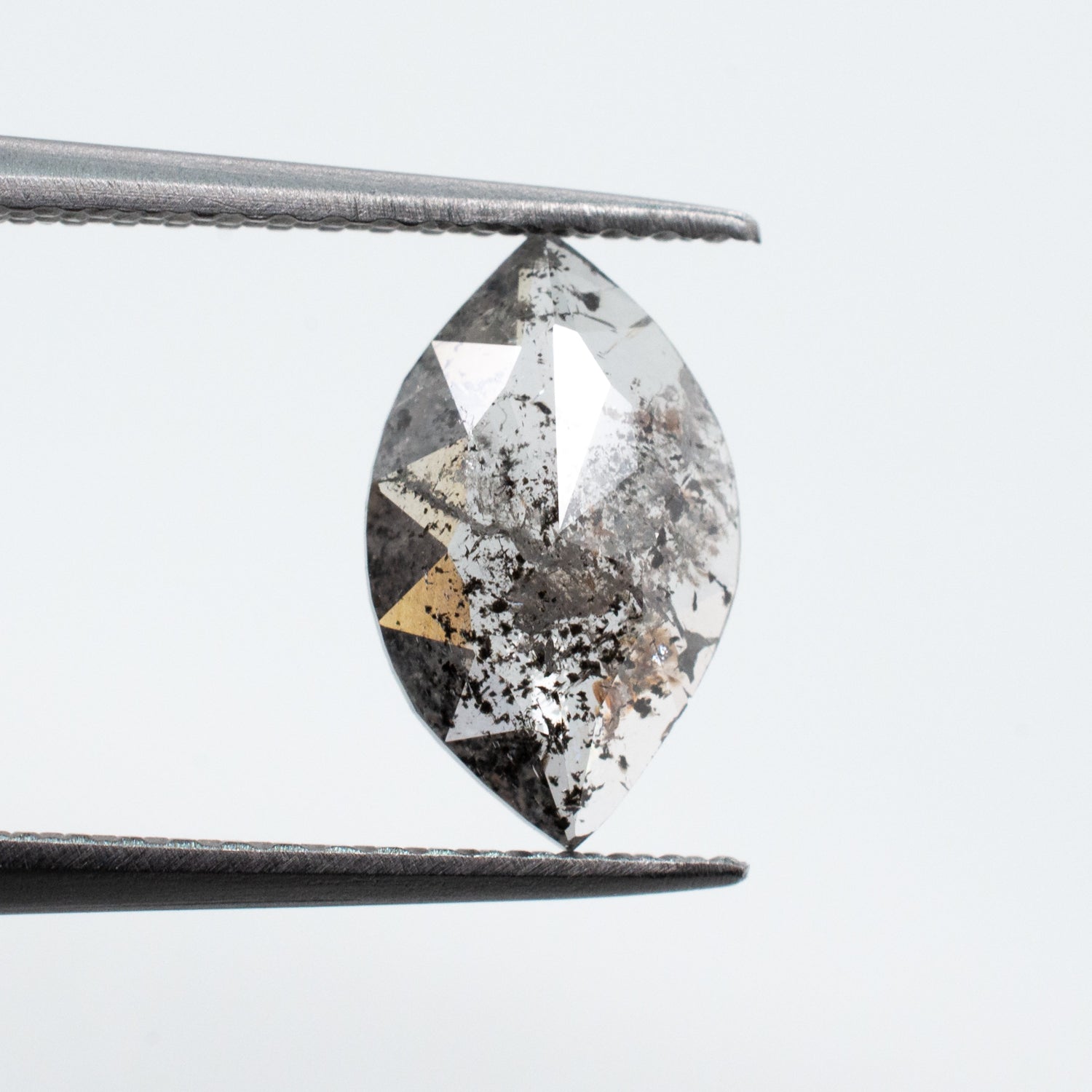 0.99ct Marquise Shaped Loose Salt & Pepper Diamond - Malleable Jewellers