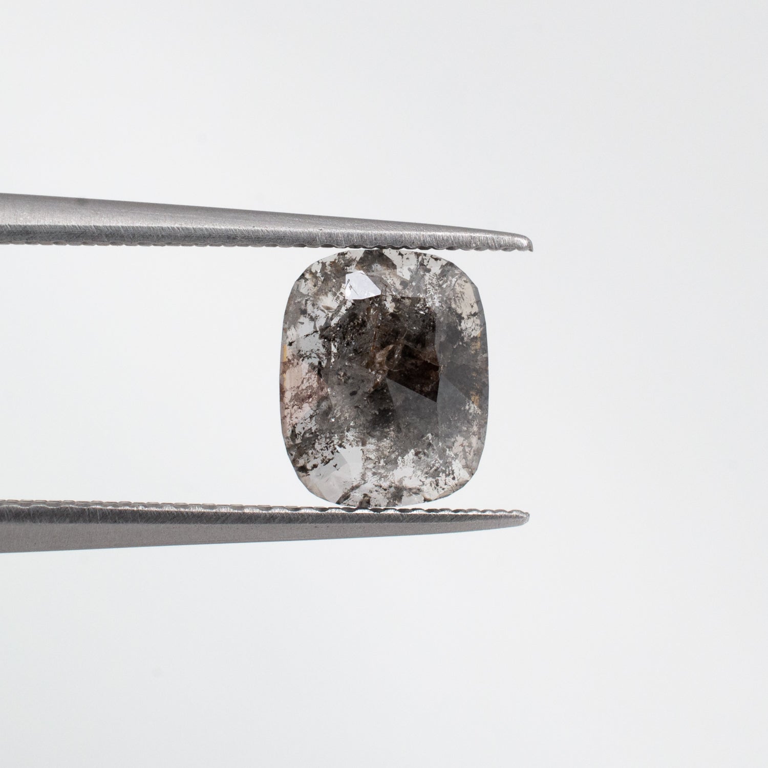 1.00ct Cushion Shaped Loose Salt & Pepper Diamond - Malleable Jewellers
