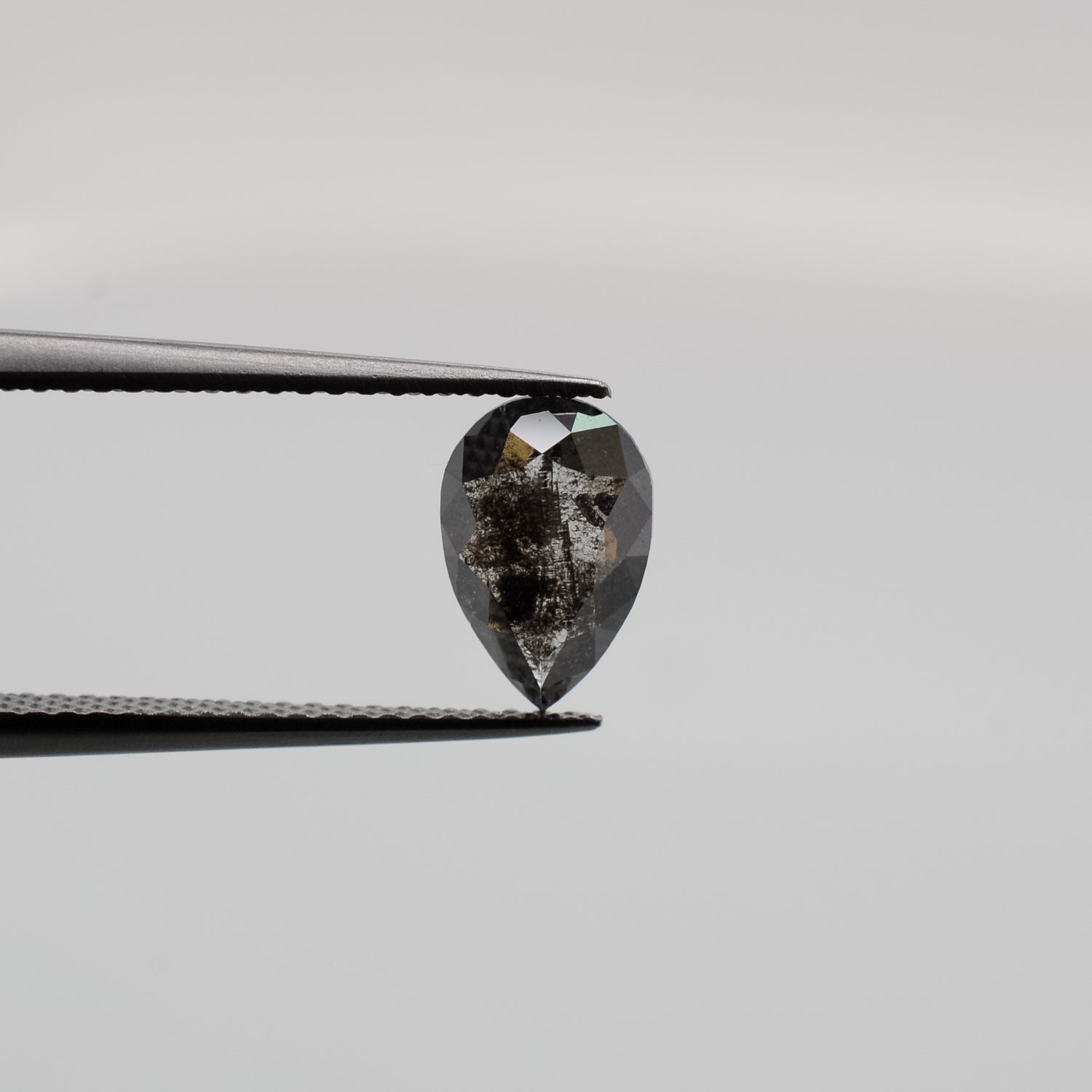 1.02ct Pear Shaped Loose Salt & Pepper Diamond - Malleable Jewellers