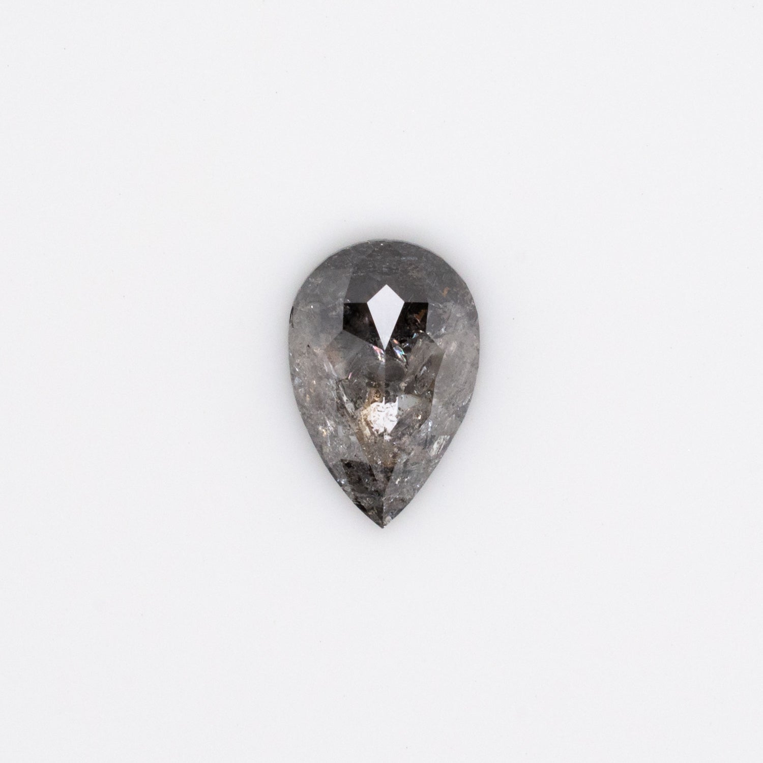 1.03ct Pear Shaped Loose Salt & Pepper Diamond - Malleable Jewellers