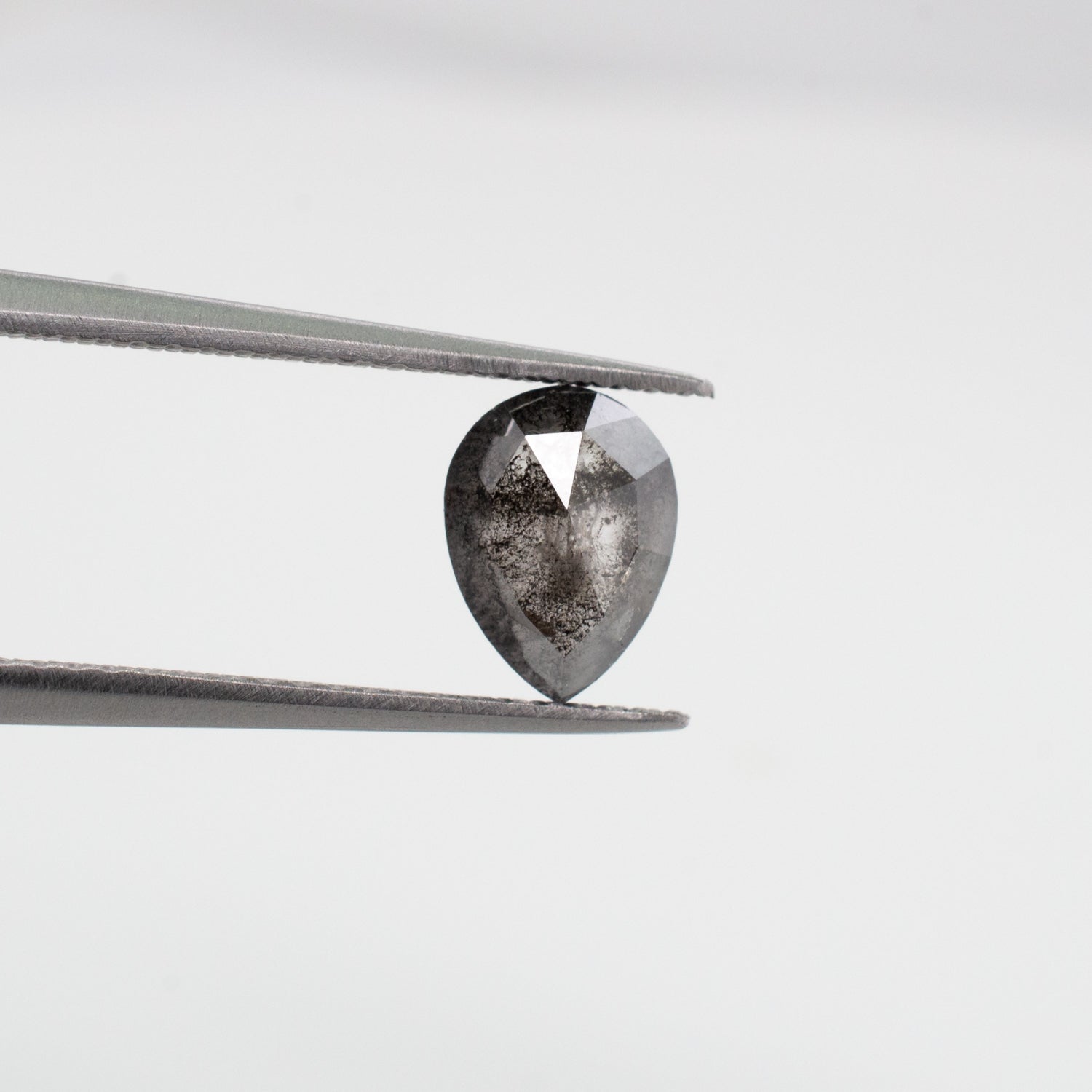 1.05ct Pear Shaped Loose Salt & Pepper Diamond - Malleable Jewellers