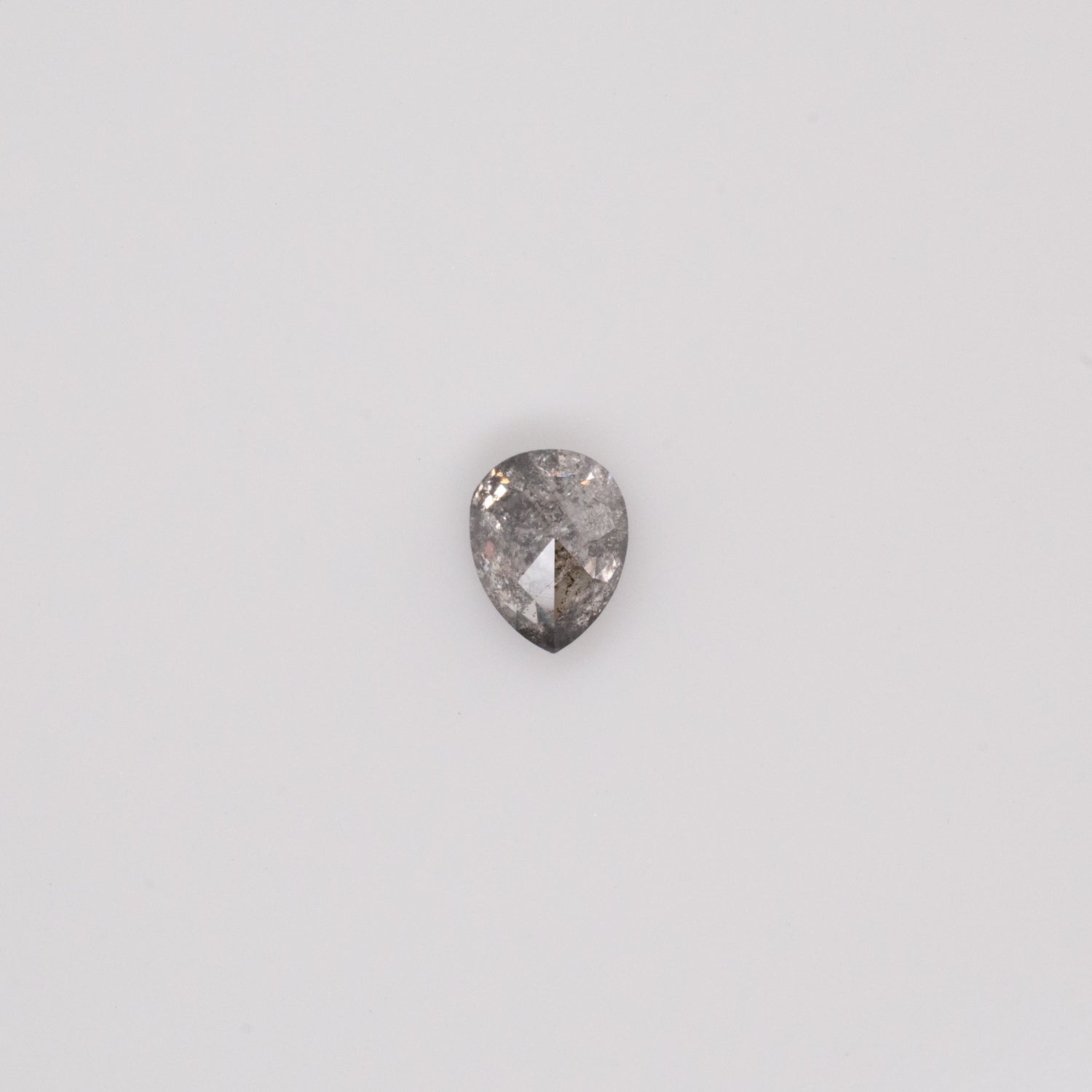 1.05ct Pear Shaped Loose Salt & Pepper Diamond - Malleable Jewellers