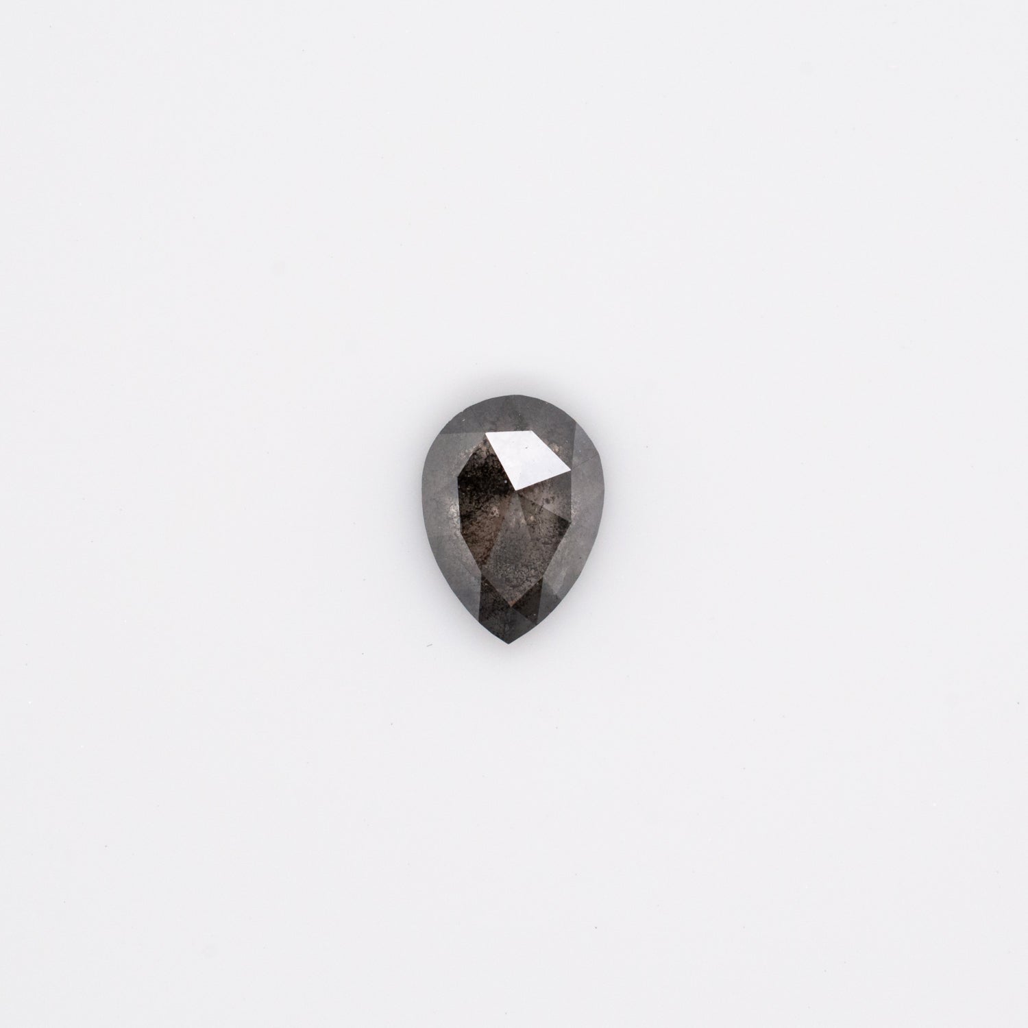 1.05ct Pear Shaped Loose Salt & Pepper Diamond - Malleable Jewellers