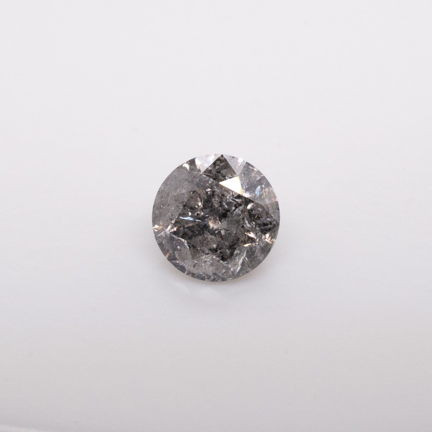 1.07ct Round Brilliant Cut Loose Salt & Pepper Diamond - Malleable Jewellers