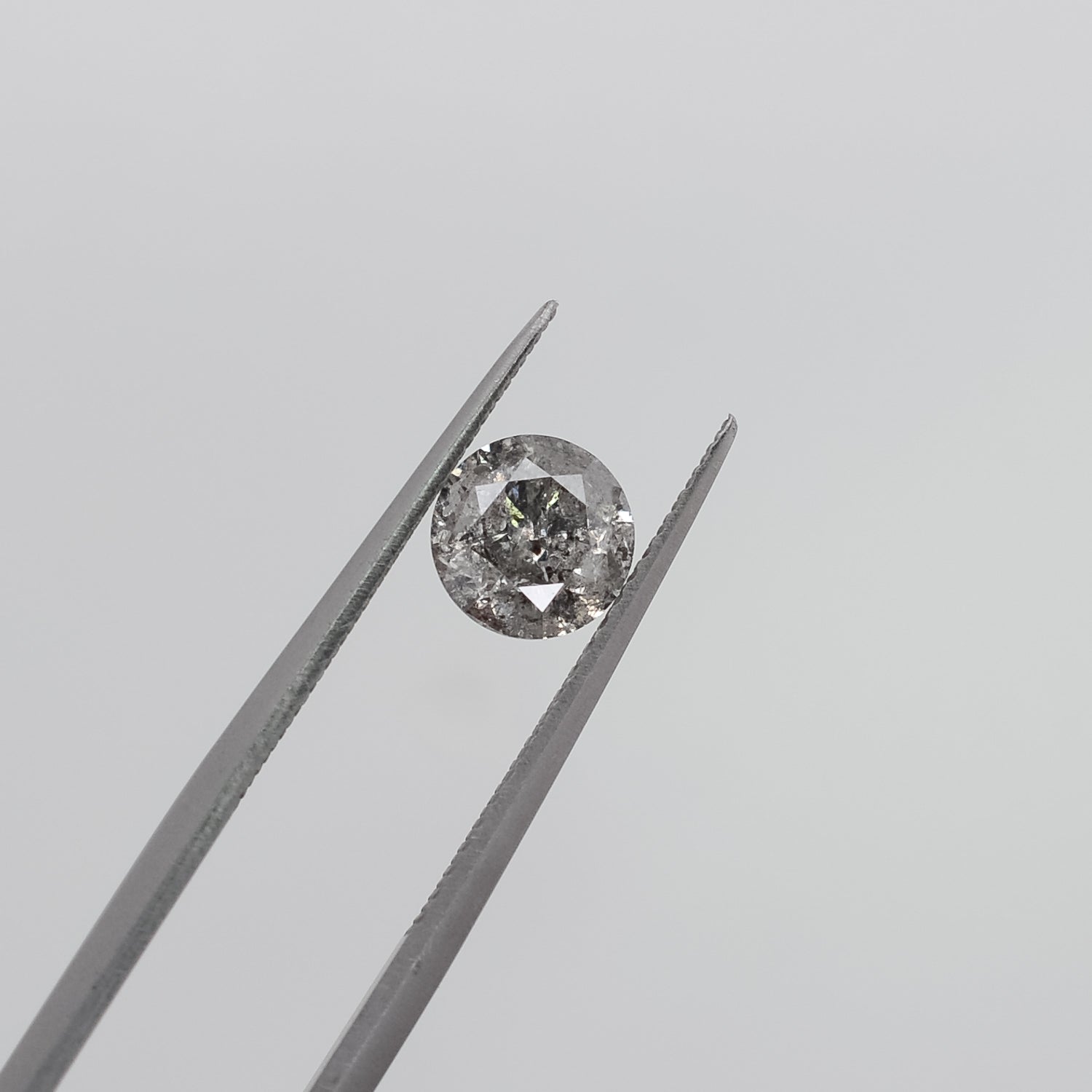 1.07ct Round Brilliant Cut Loose Salt & Pepper Diamond - Malleable Jewellers