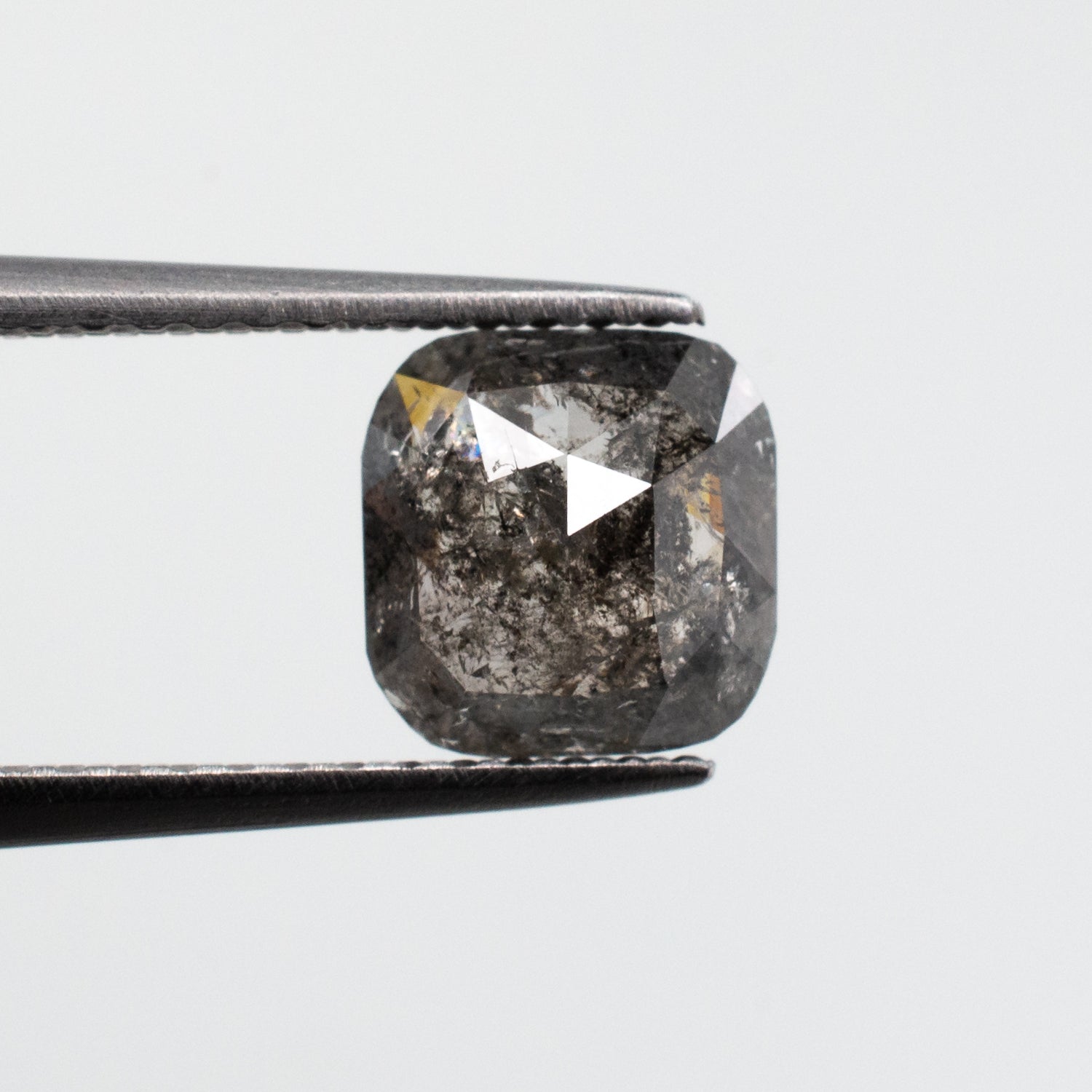 1.08ct Cushion Shaped Loose Salt & Pepper Diamond - Malleable Jewellers
