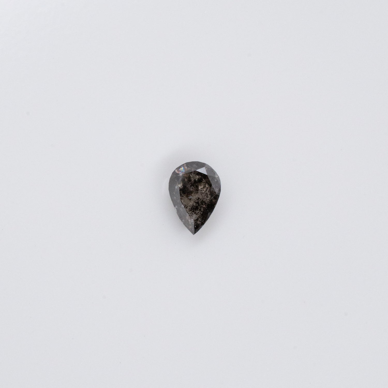 1.09ct Pear Shaped Loose Salt & Pepper Diamond - Malleable Jewellers