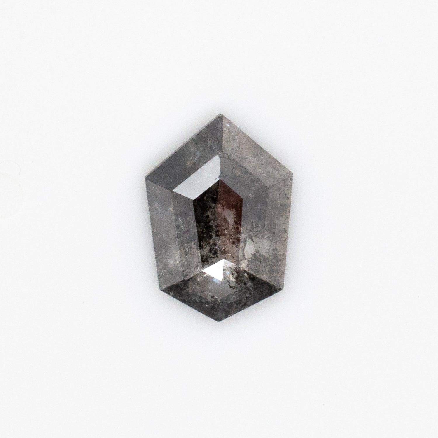 1.09ct Tapered Hexagon Shaped Loose Salt & Pepper Diamond - Malleable Jewellers