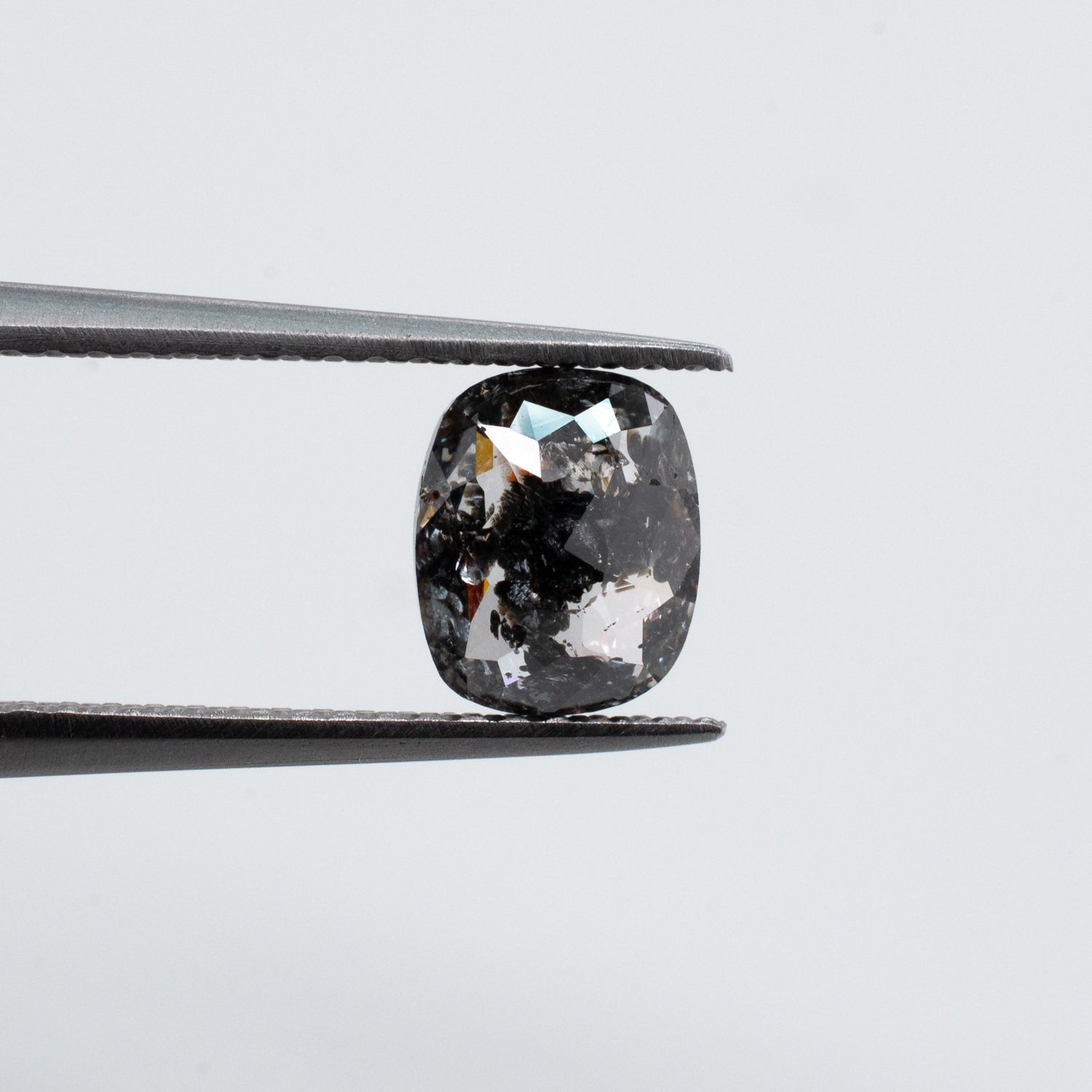 1.11ct Cushion Shaped Loose Salt & Pepper Diamond - Malleable Jewellers