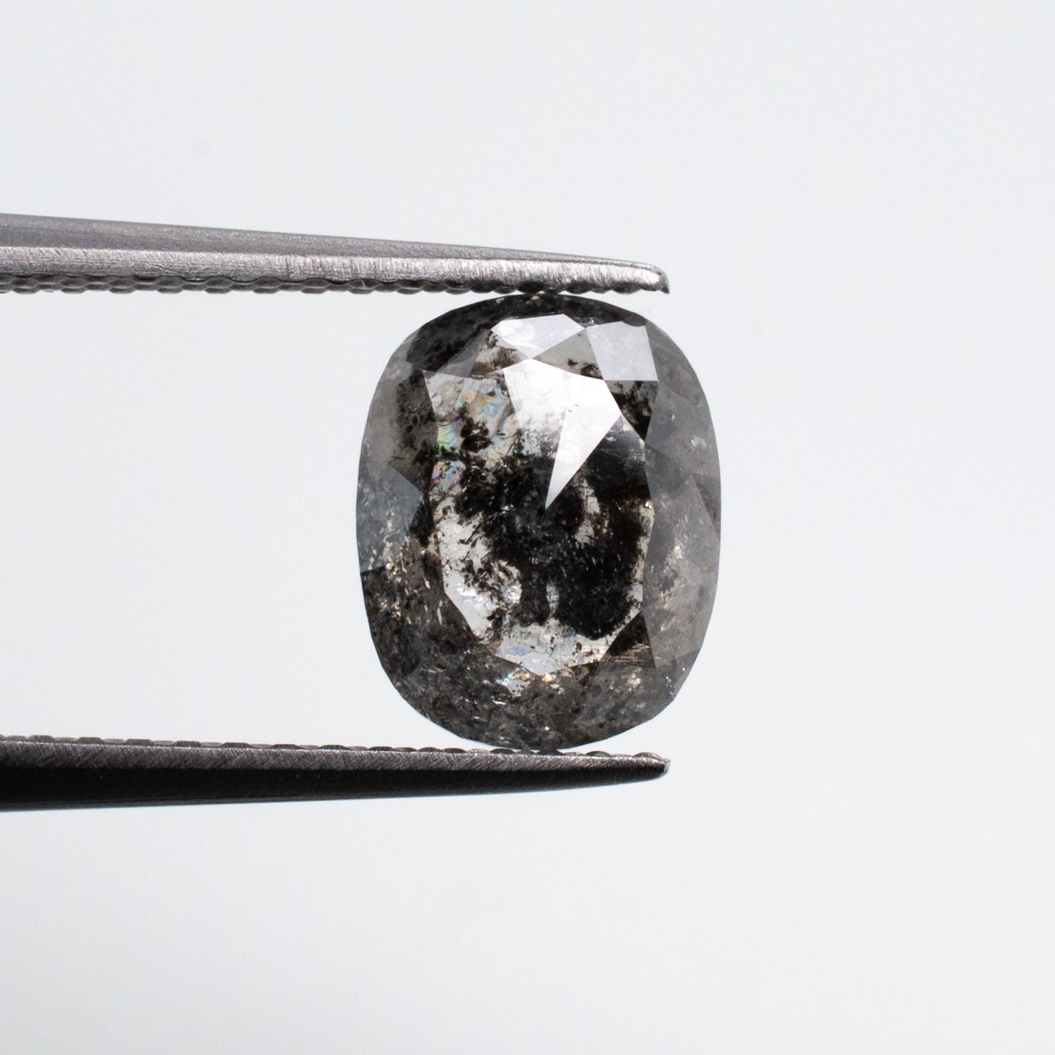 1.15ct Cushion Shaped Loose Salt & Pepper Diamond - Malleable Jewellers