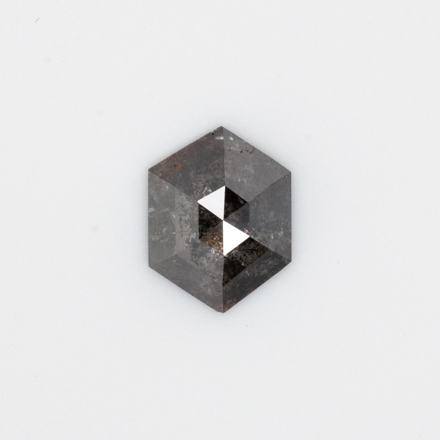 1.16ct Hexagon Shaped Loose Salt & Pepper Diamond - Malleable Jewellers