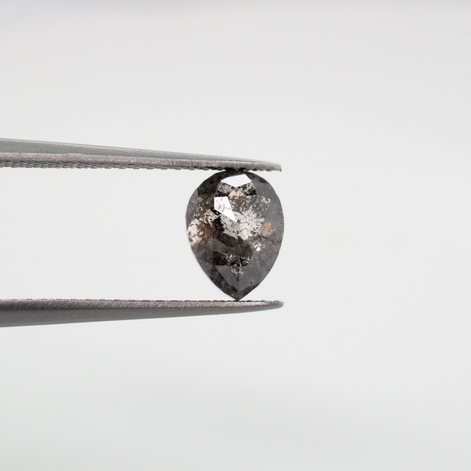 1.16ct Pear Shaped Loose Salt & Pepper Diamond - Malleable Jewellers