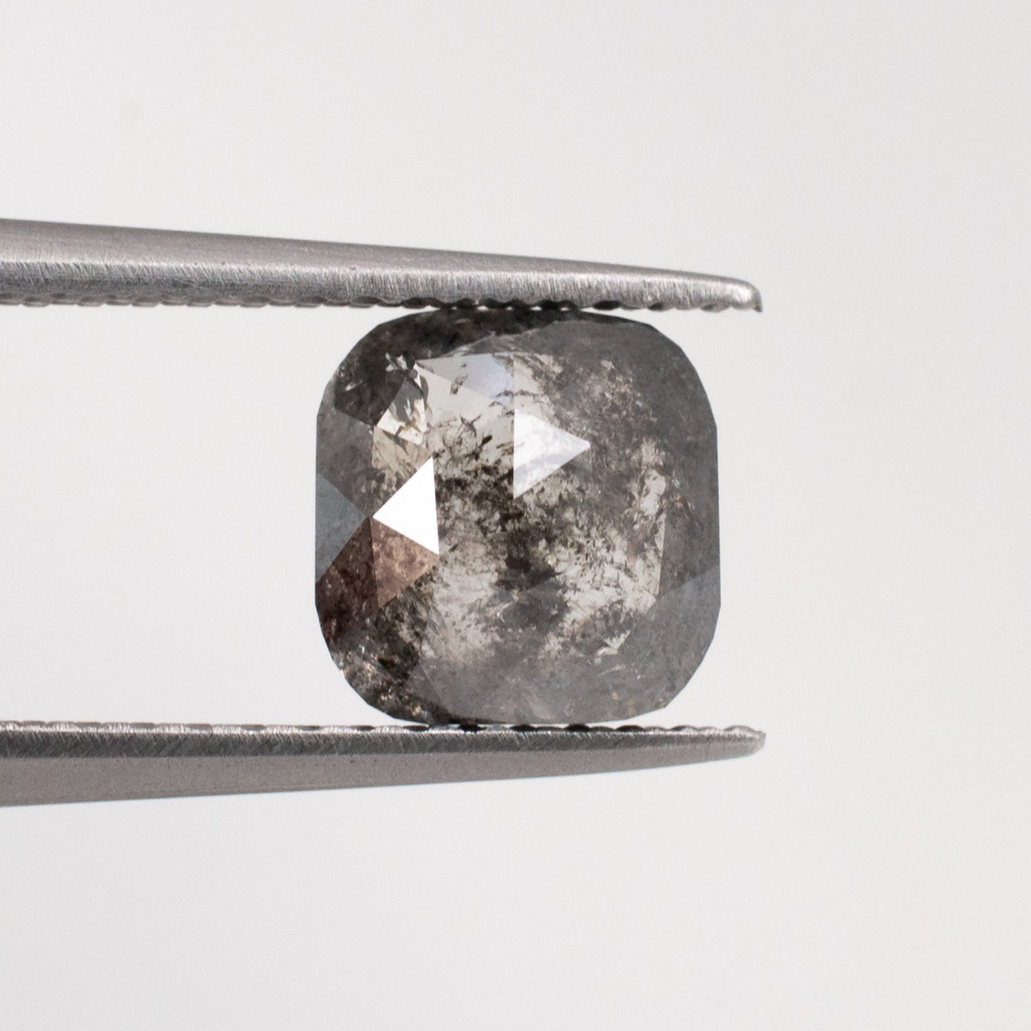 1.23ct Cushion Shaped Loose Salt & Pepper Diamond - Malleable Jewellers