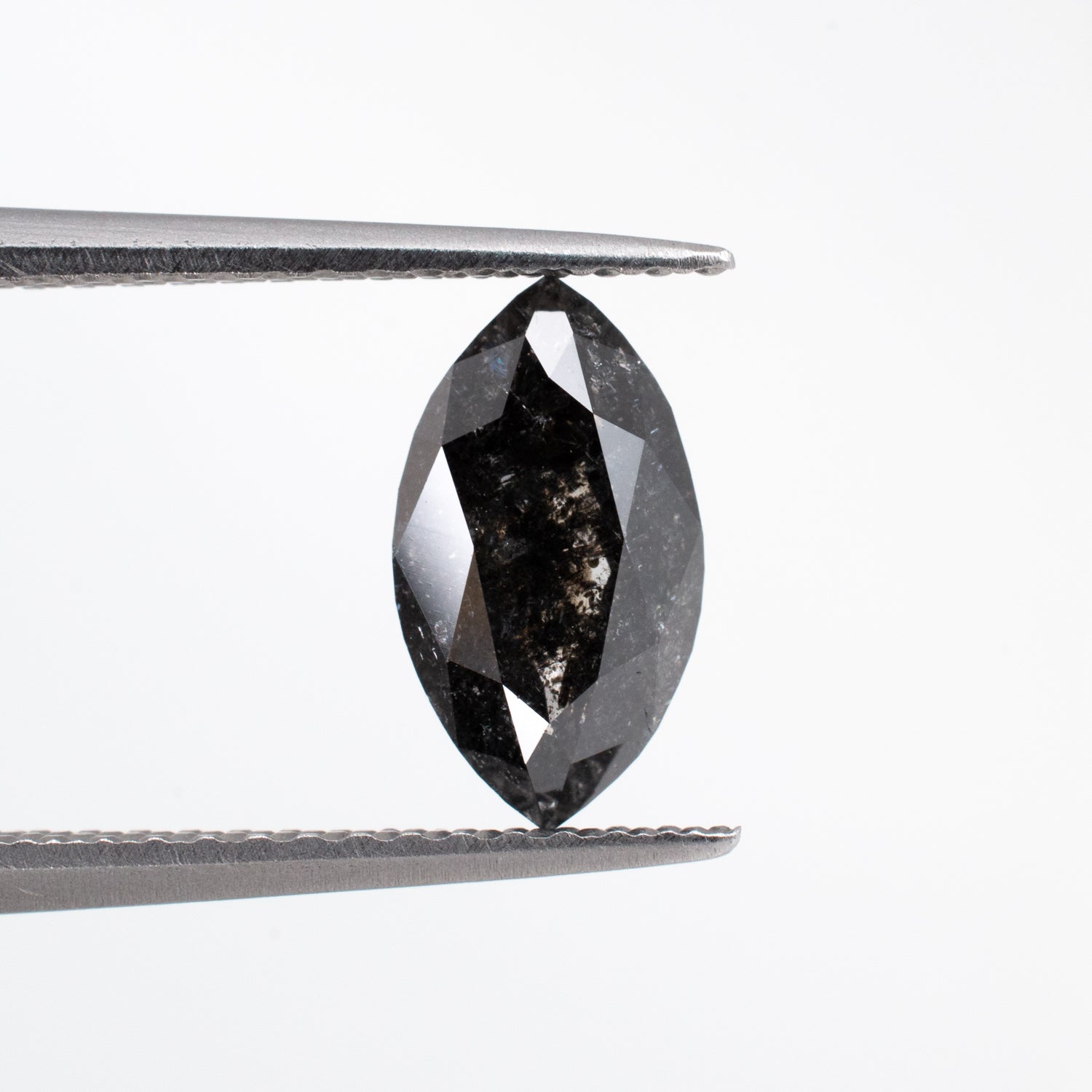 1.23ct Marquise Shaped Loose Salt & Pepper Diamond - Malleable Jewellers