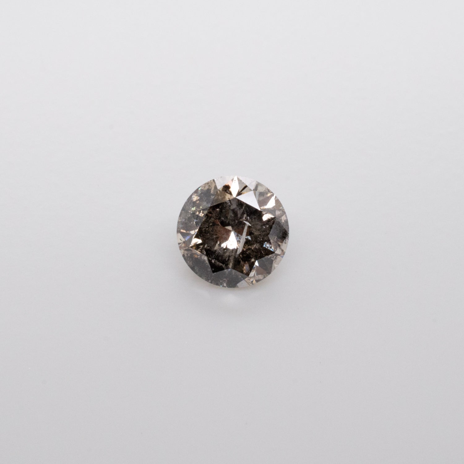 1.23ct Round Brilliant Cut Loose Salt & Pepper Diamond - Malleable Jewellers