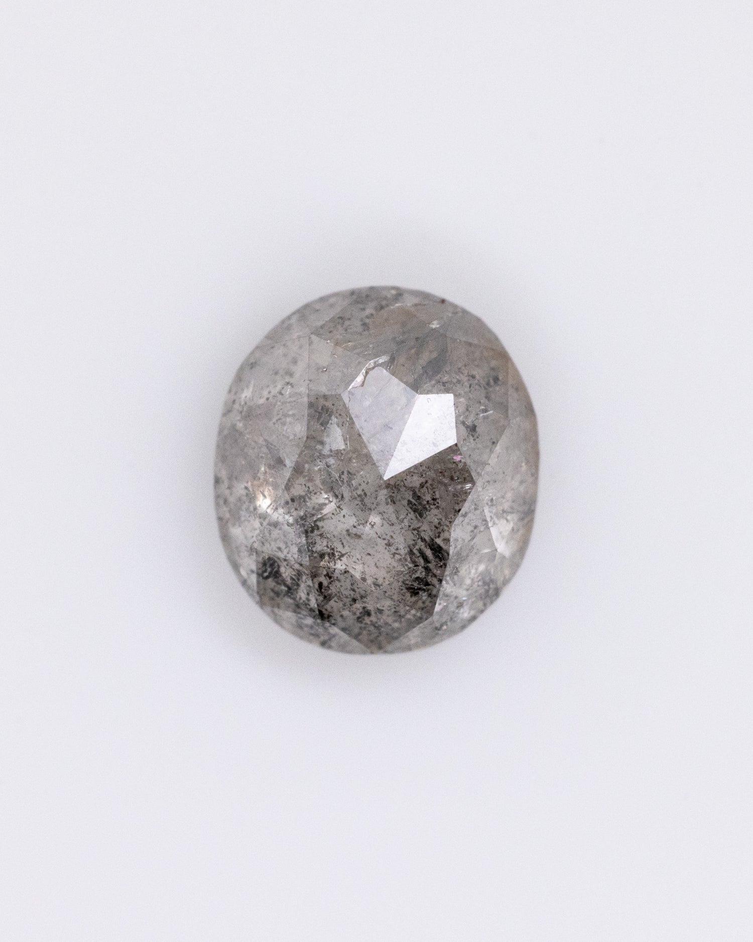 1.26ct Oval Shaped Loose Salt & Pepper Diamond - Malleable Jewellers