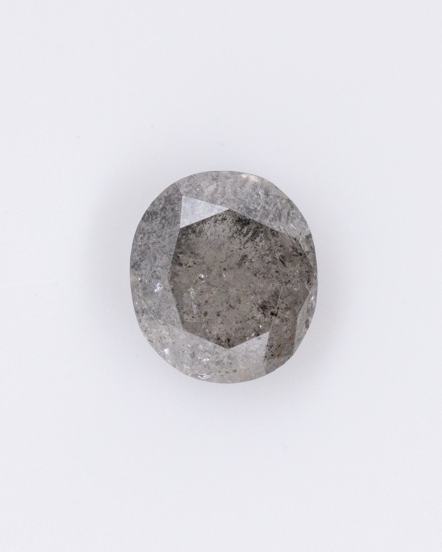 1.26ct Oval Shaped Loose Salt & Pepper Diamond - Malleable Jewellers