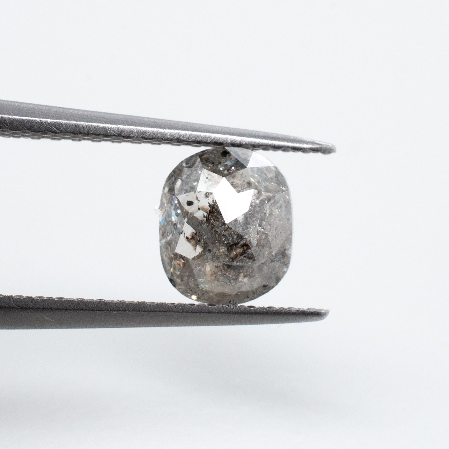 1.28ct Cushion Shaped Loose Salt & Pepper Diamond - Malleable Jewellers