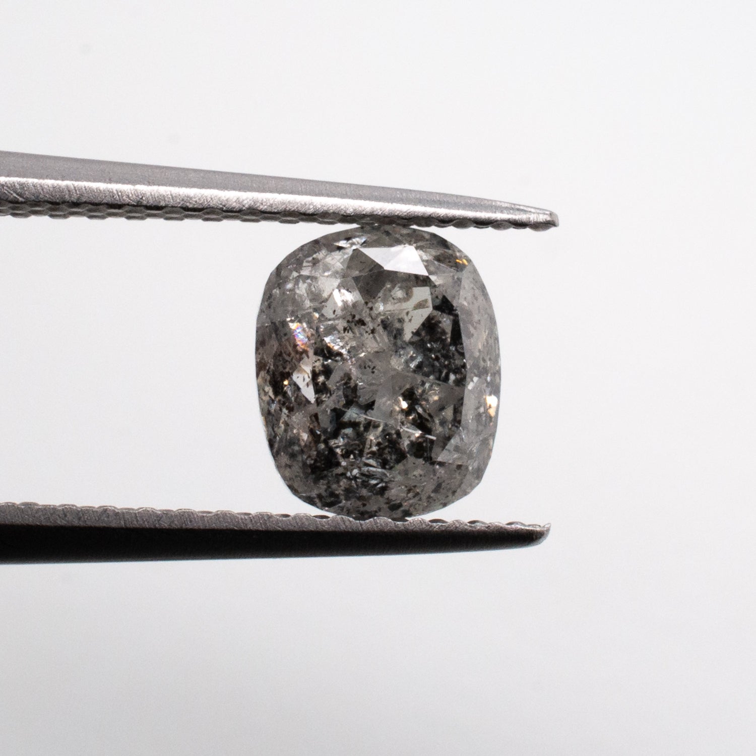 1.33ct Cushion Shaped Loose Salt & Pepper Diamond - Malleable Jewellers