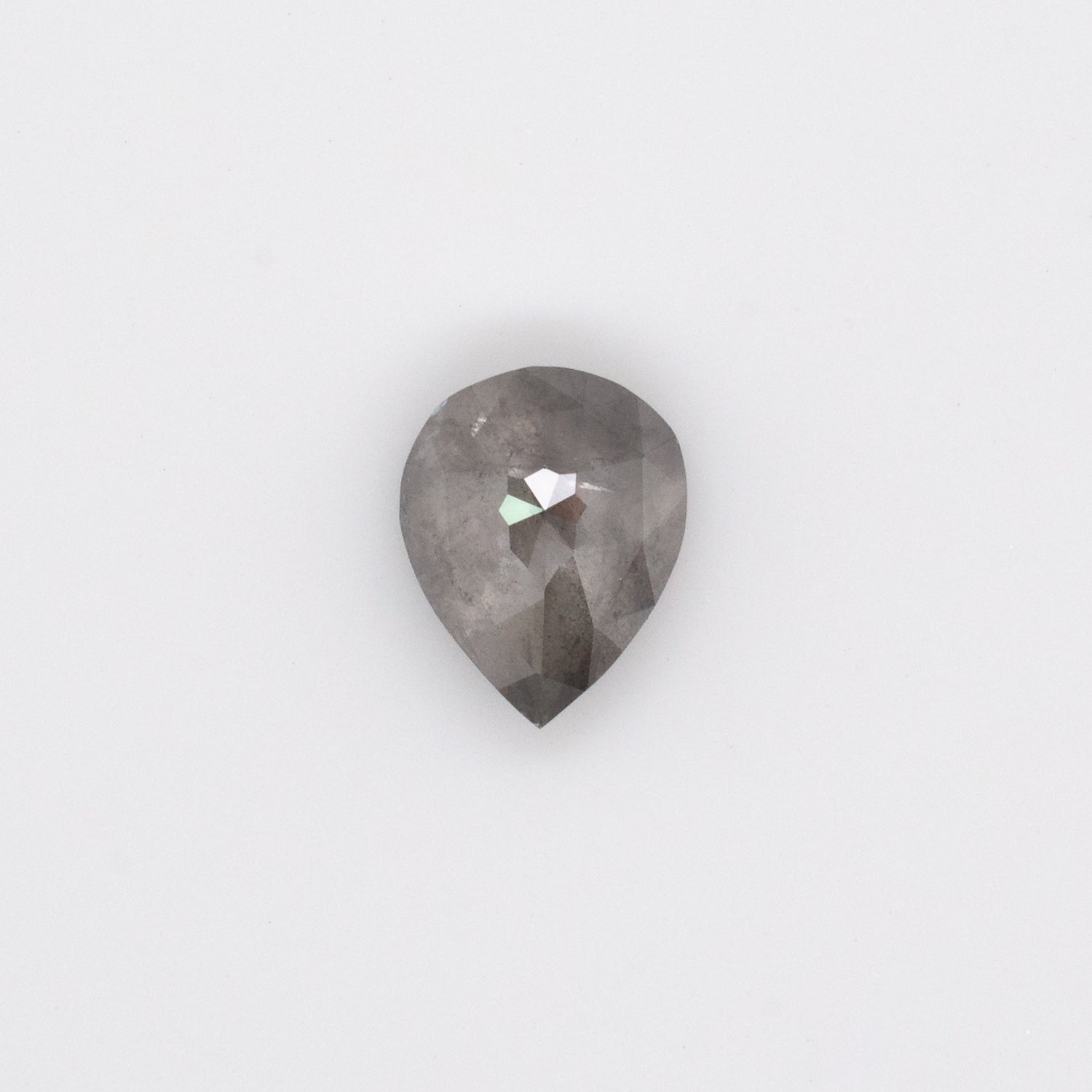 1.33ct Pear Shaped Loose Salt & Pepper Diamond - Malleable Jewellers