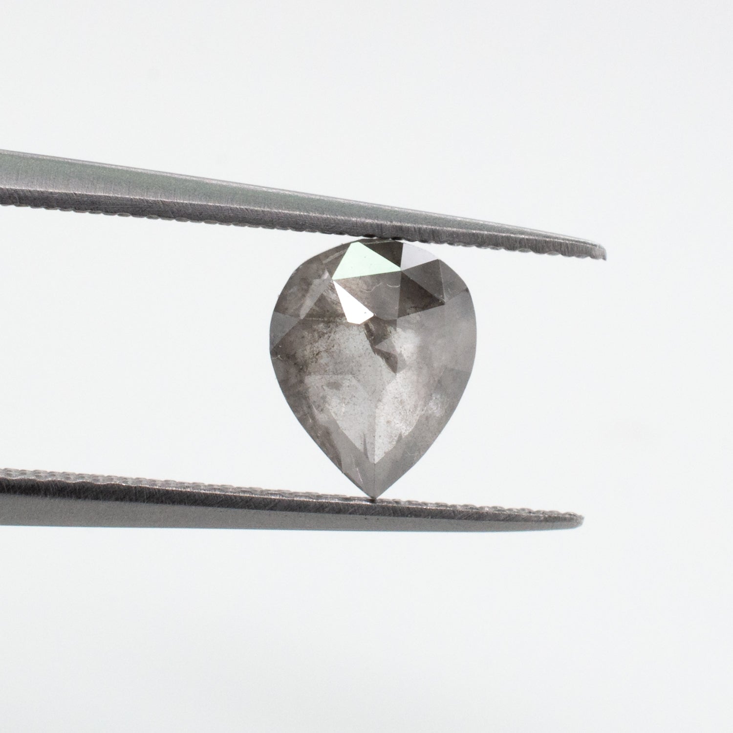 1.33ct Pear Shaped Loose Salt & Pepper Diamond - Malleable Jewellers