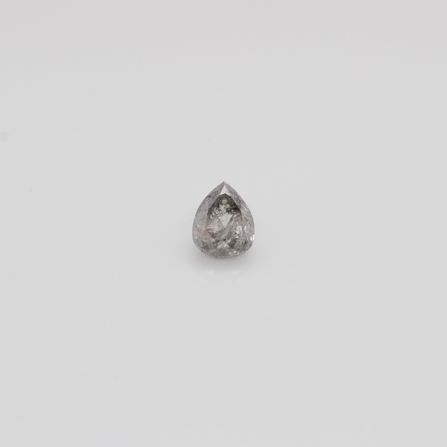 1.36ct Pear Shaped Loose Salt & Pepper Diamond - Malleable Jewellers