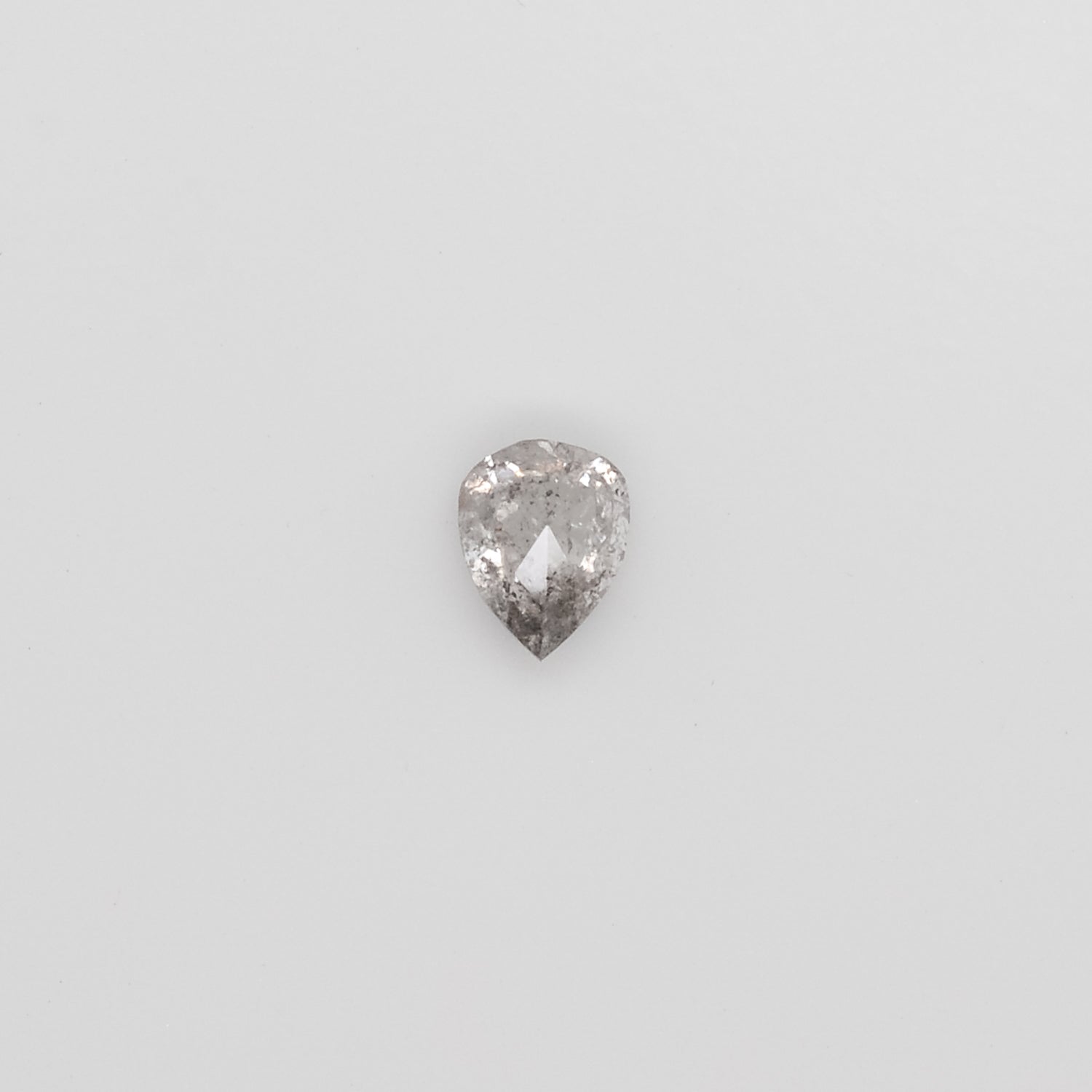 1.36ct Pear Shaped Loose Salt & Pepper Diamond - Malleable Jewellers