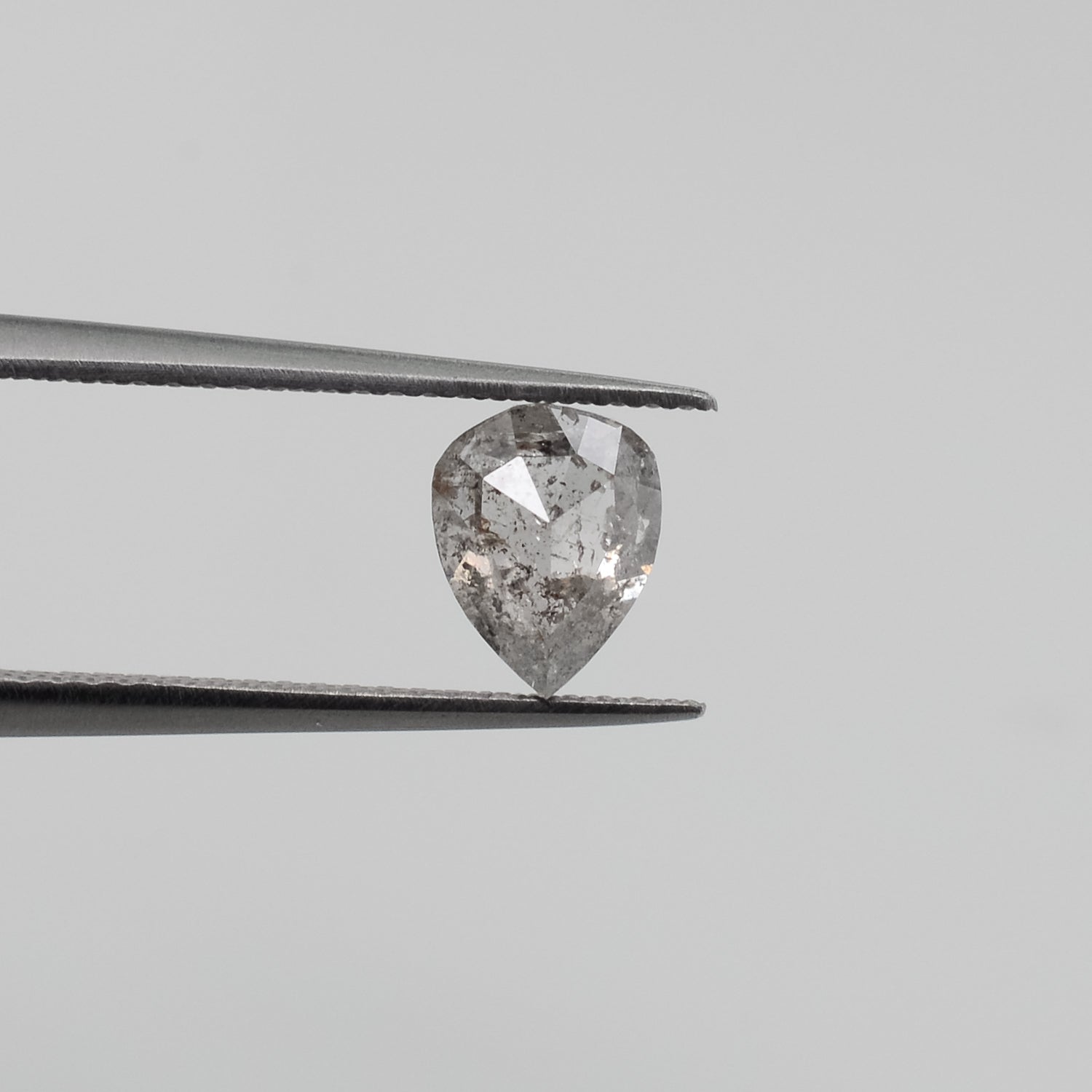 1.36ct Pear Shaped Loose Salt & Pepper Diamond - Malleable Jewellers