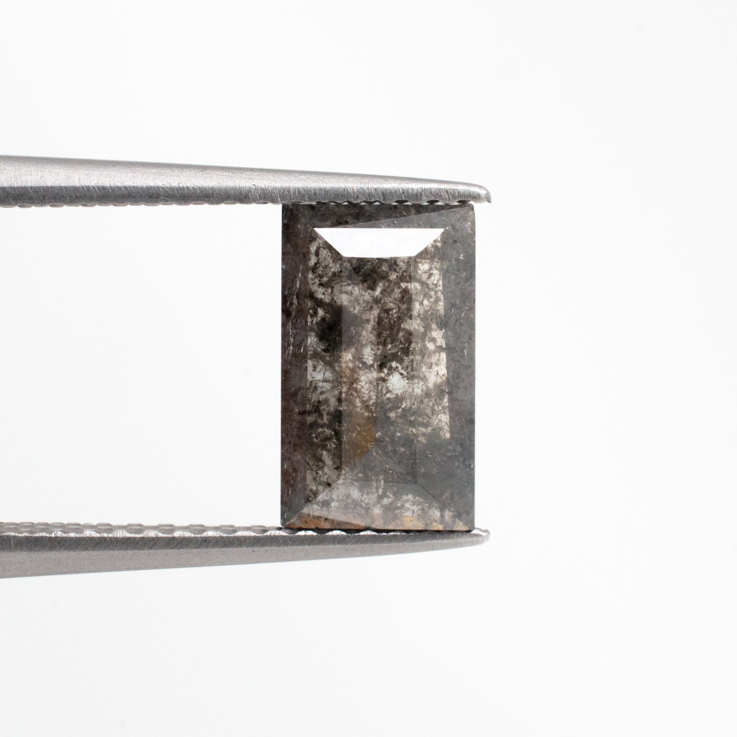 1.37ct Straight Baguette Shaped Loose Salt & Pepper Diamond - Malleable Jewellers
