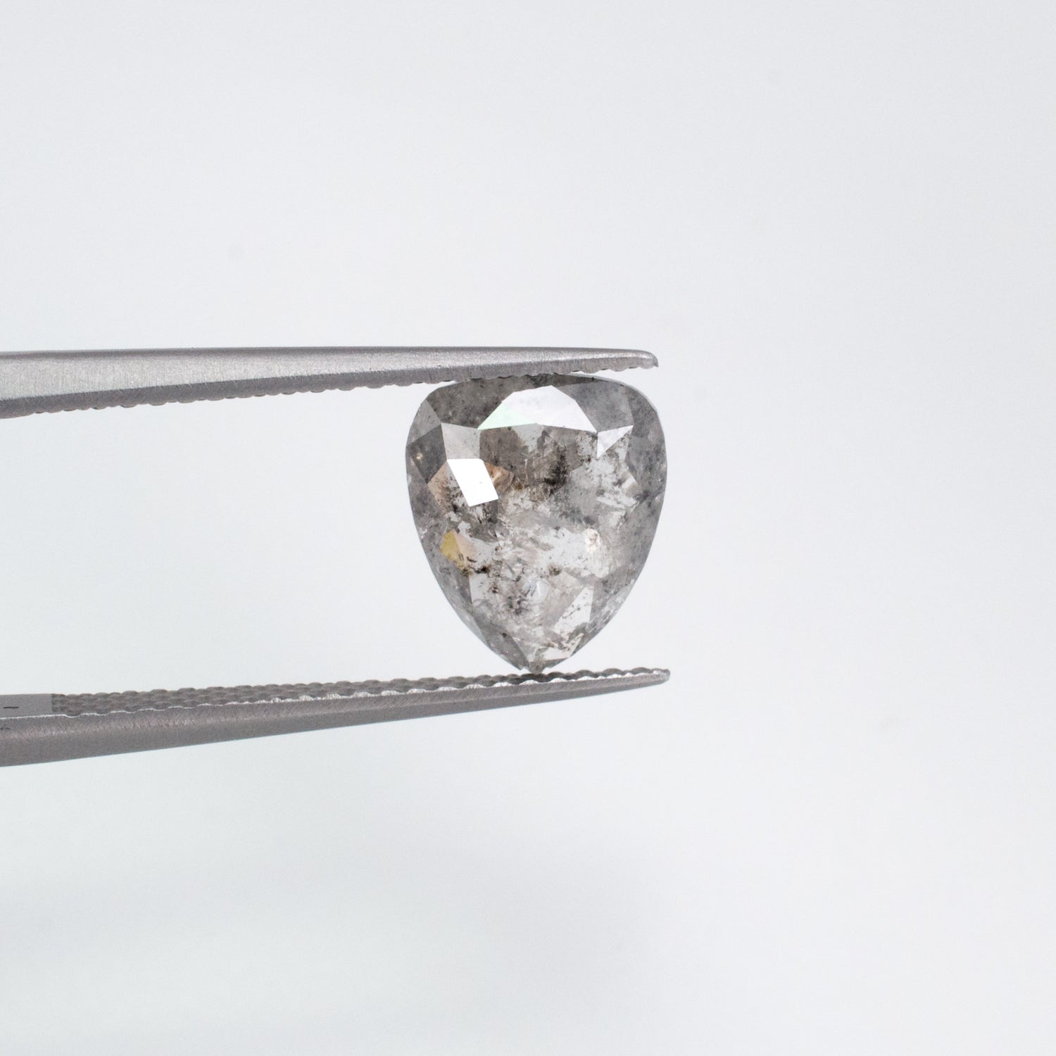 1.39ct Pear Shaped Loose Salt & Pepper Diamond - Malleable Jewellers