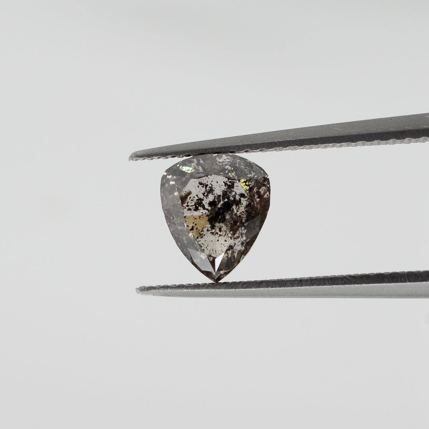1.41ct Pear Shaped Loose Salt & Pepper Diamond - Malleable Jewellers