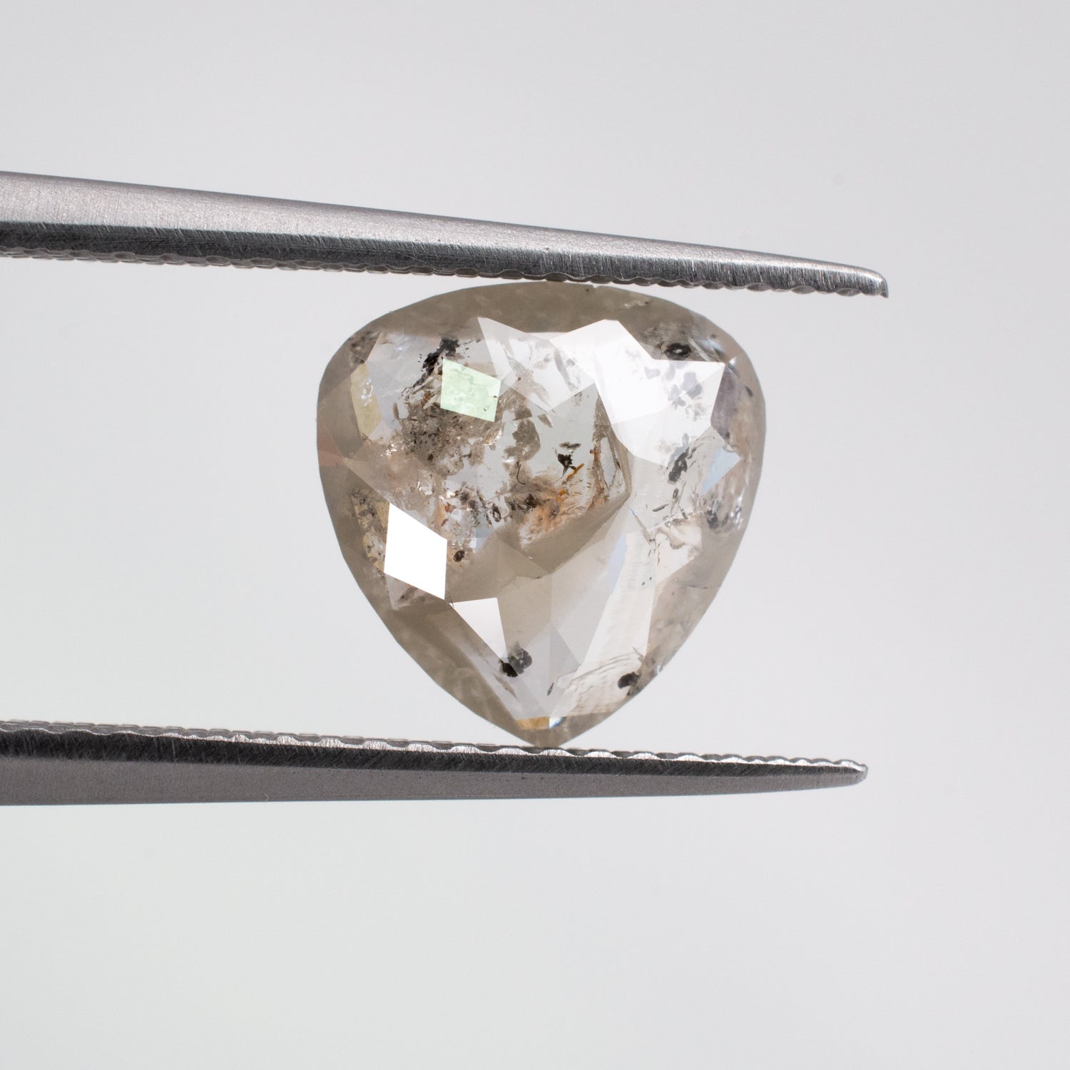 1.41ct Pear Shaped Loose Salt & Pepper Diamond - Malleable Jewellers