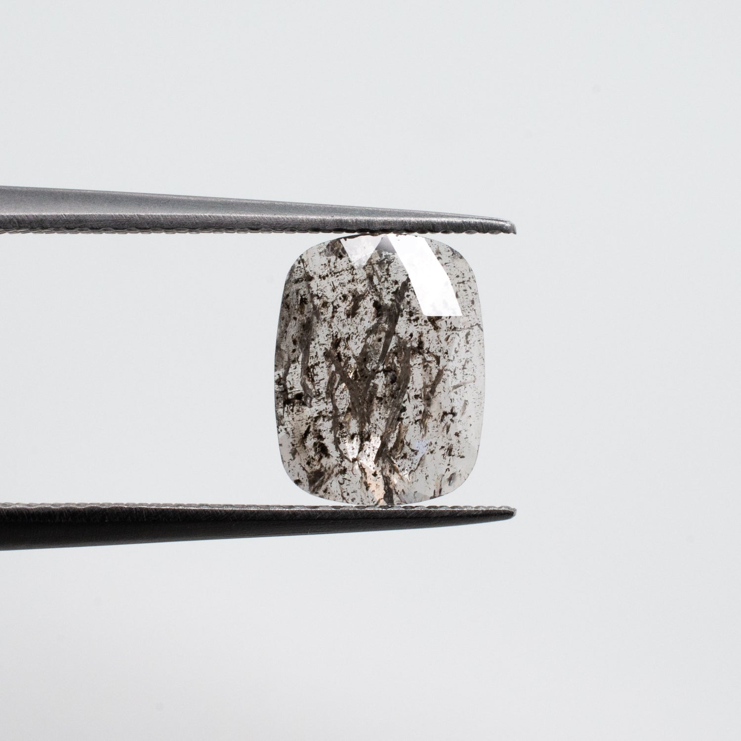 1.43ct Cushion Shaped Loose Salt & Pepper Diamond - Malleable Jewellers