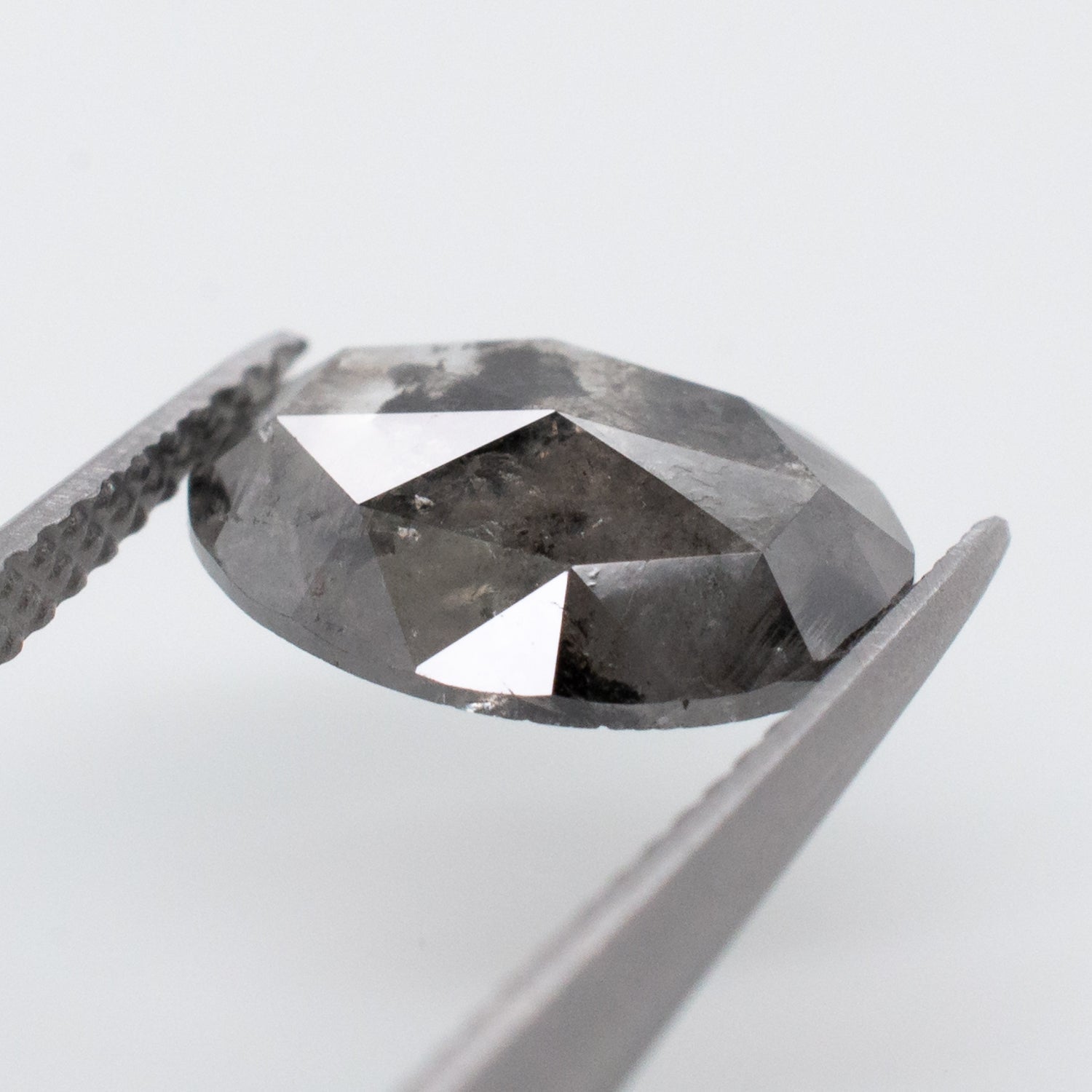 1.48ct Oval Shaped Loose Salt & Pepper Diamond - Malleable Jewellers