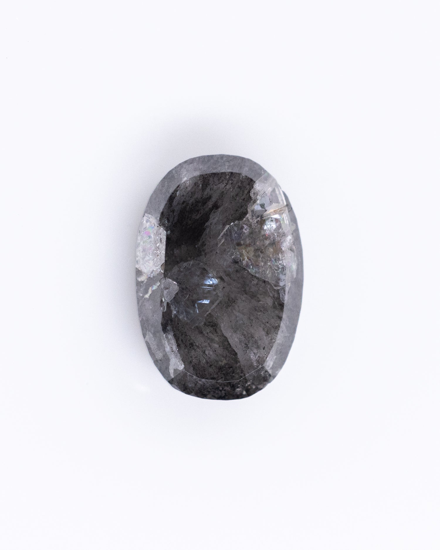 1.51ct Oval Shaped Loose Salt & Pepper Diamond - Malleable Jewellers