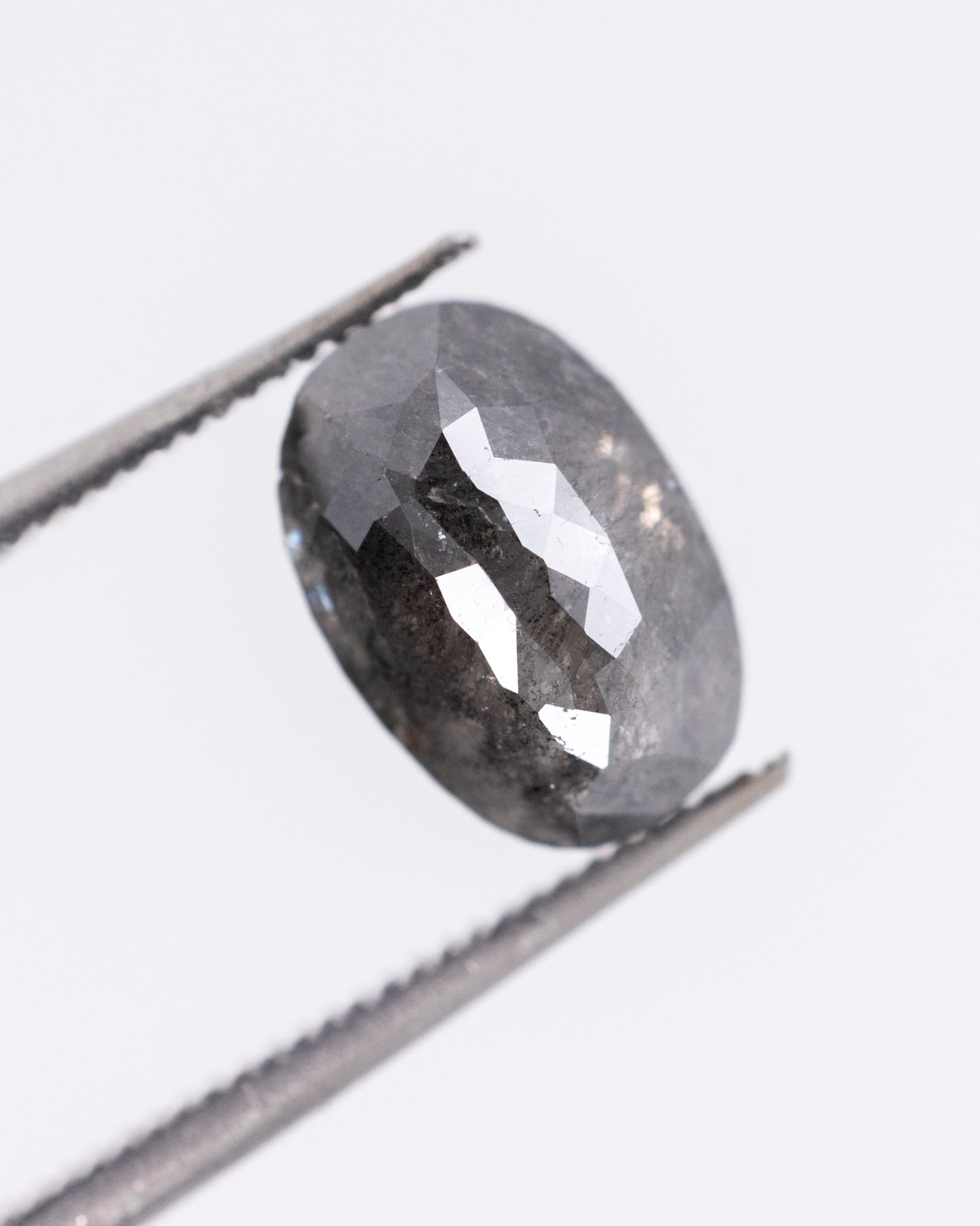 1.51ct Oval Shaped Loose Salt & Pepper Diamond - Malleable Jewellers