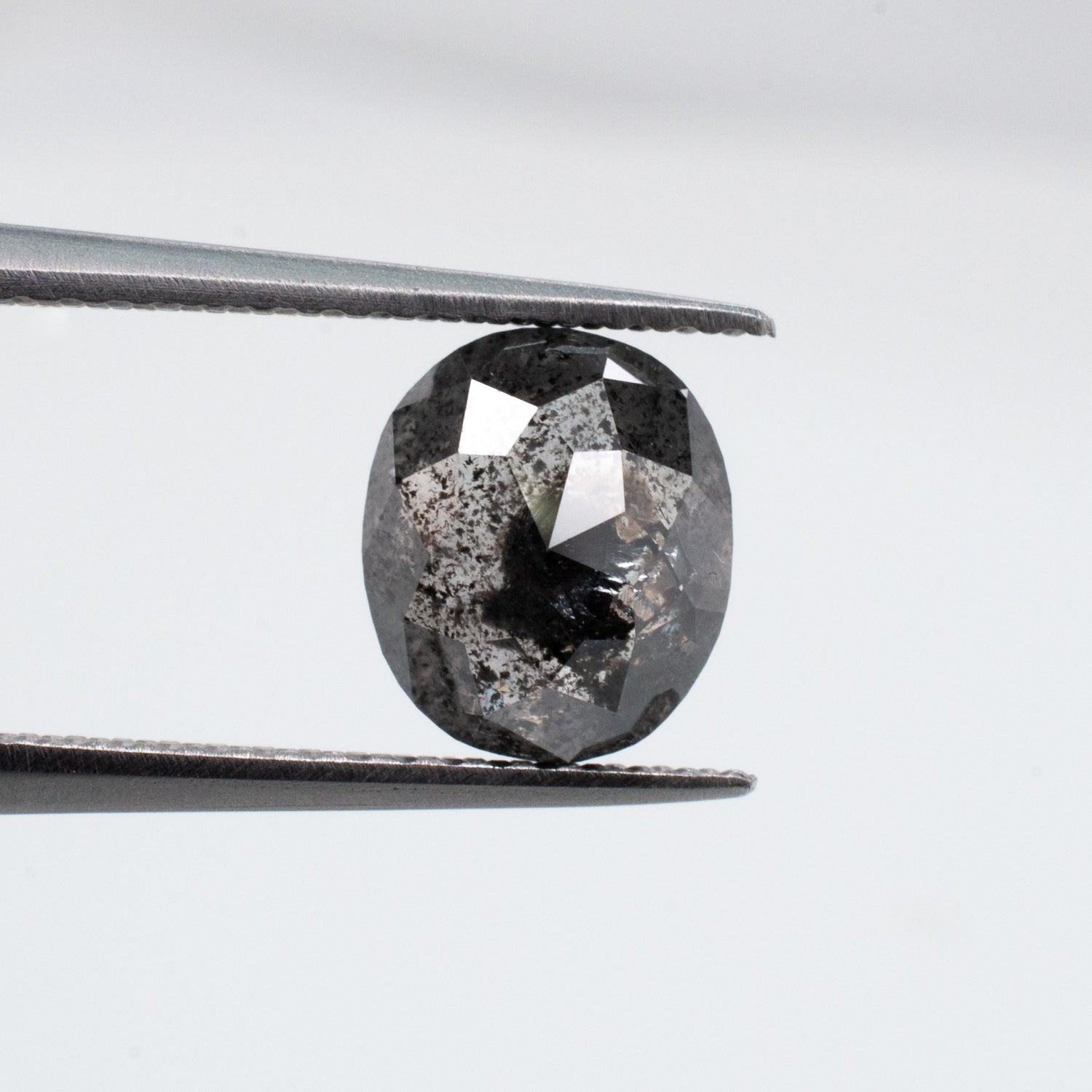 1.53ct Oval Shaped Loose Salt & Pepper Diamond - Malleable Jewellers