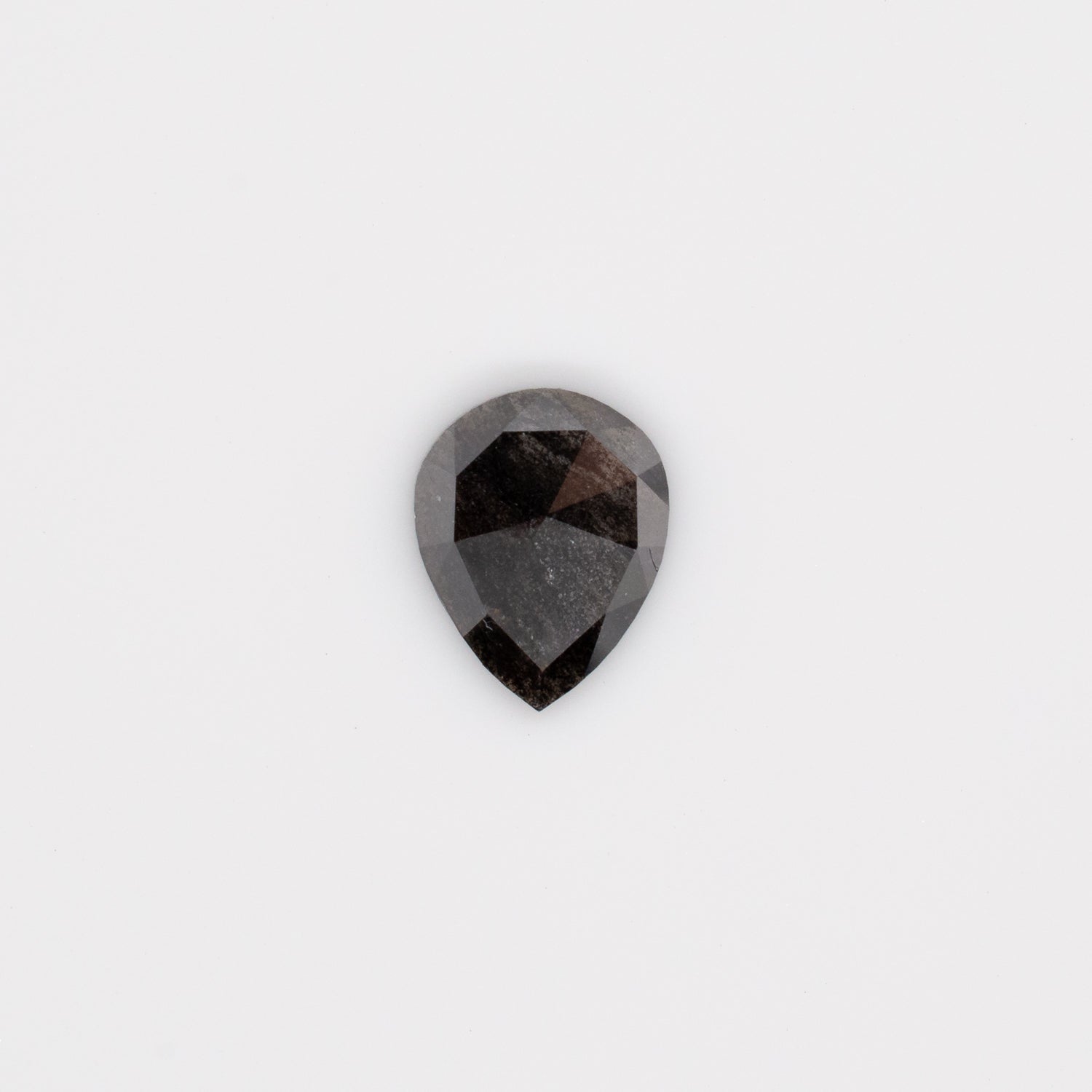 1.55ct Pear Shaped Loose Salt & Pepper Diamond - Malleable Jewellers