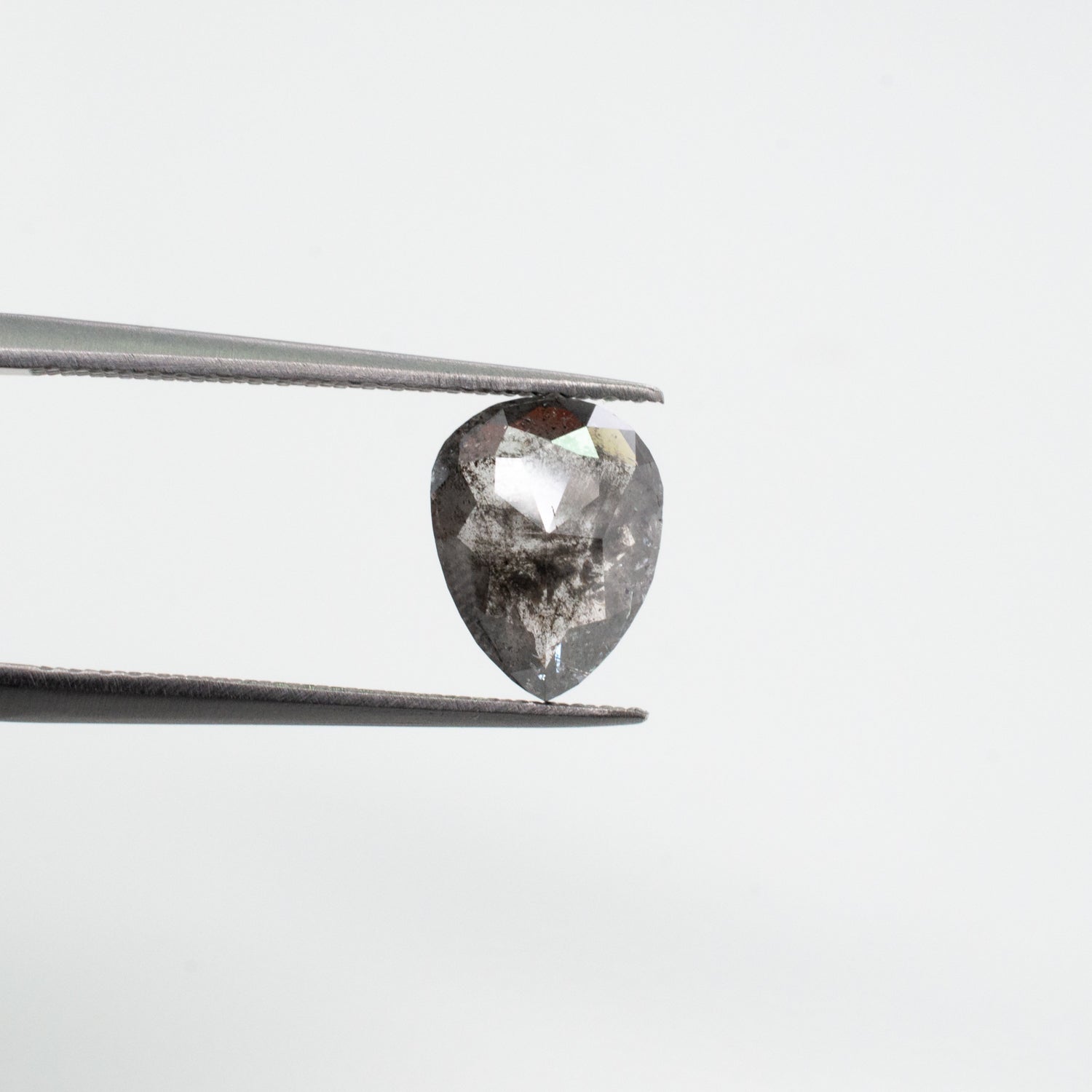 1.64ct Pear Shaped Loose Salt & Pepper Diamond - Malleable Jewellers