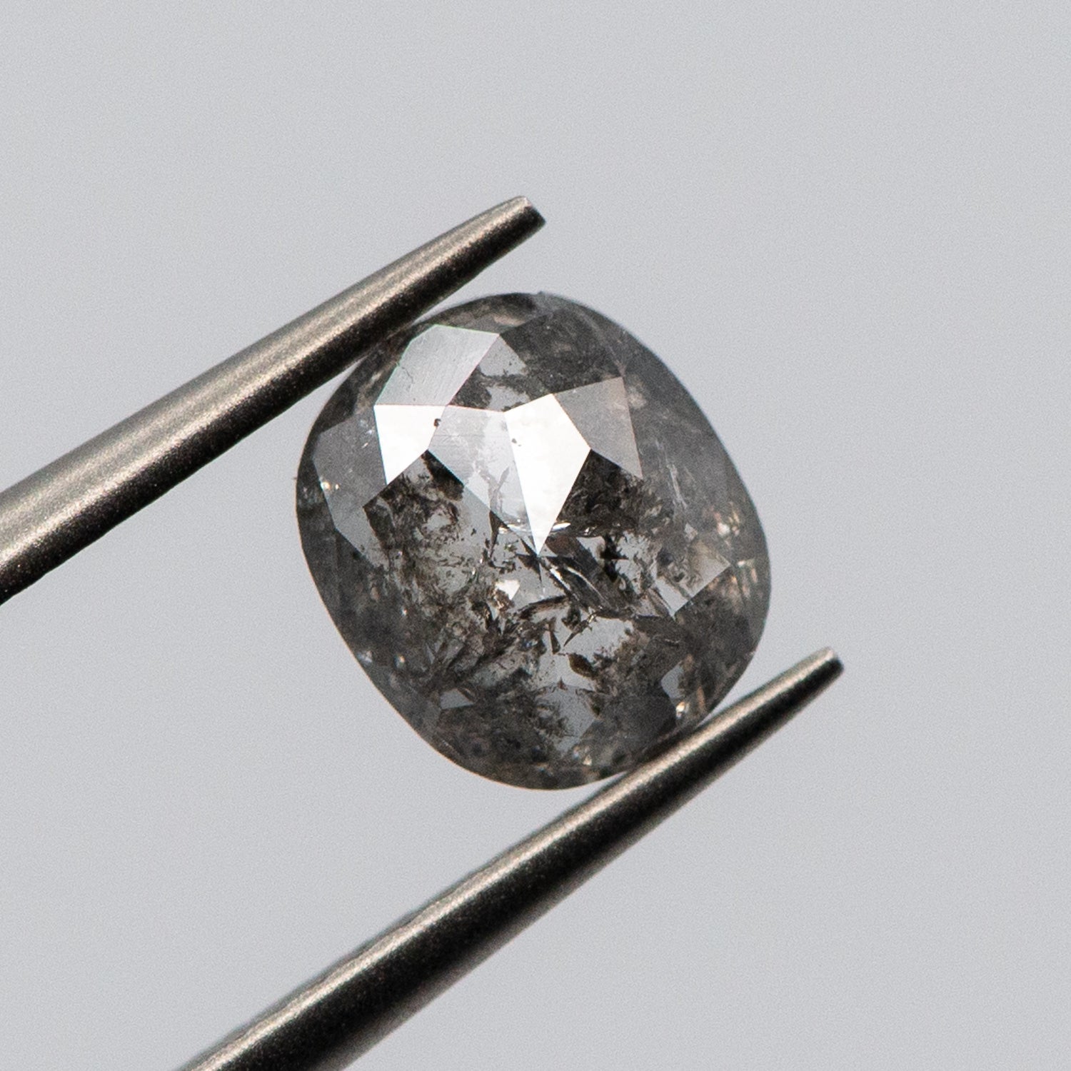 0.94ct Cushion Shaped Loose Salt & Pepper Diamond