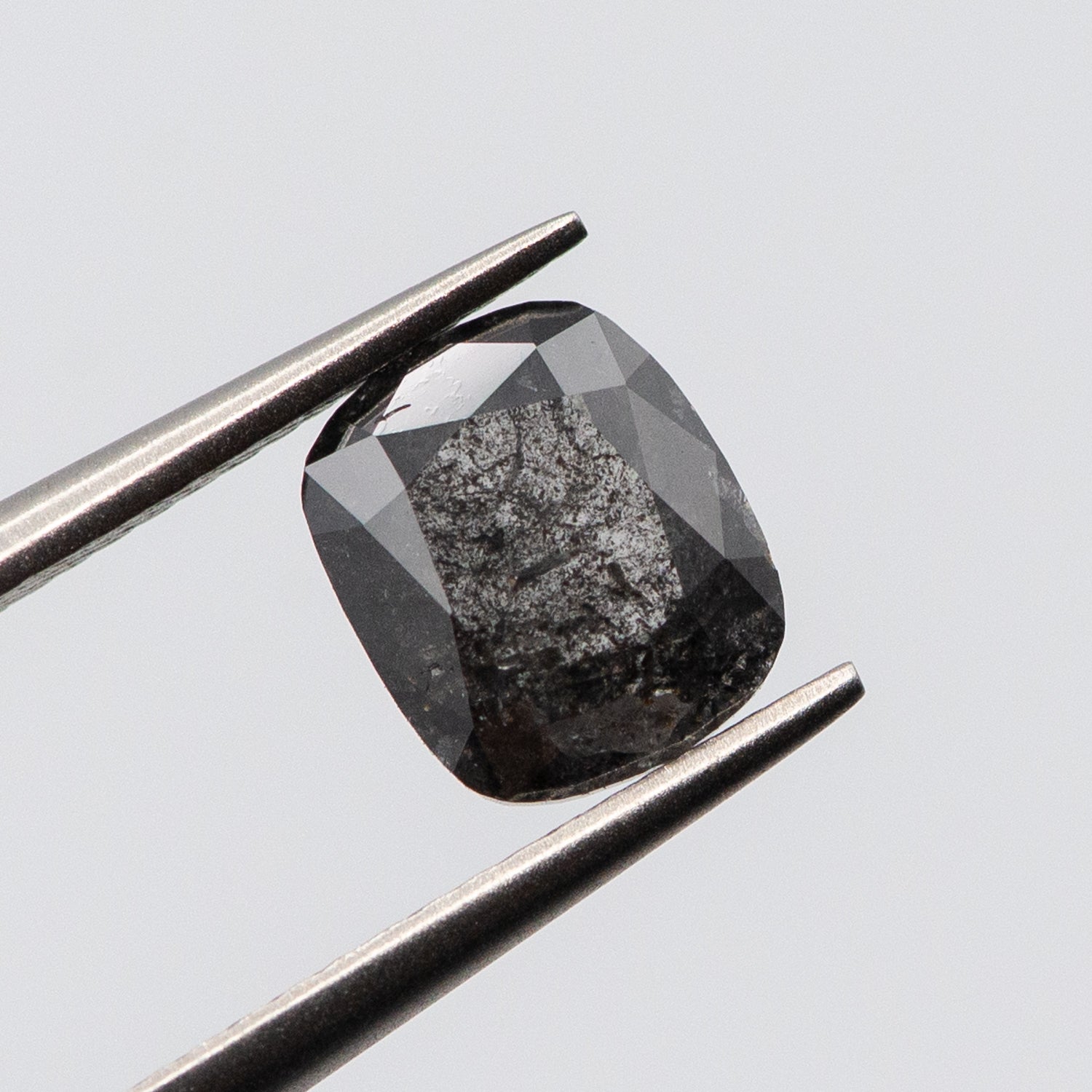 1.50ct Cushion Shaped Loose Salt & Pepper Diamond