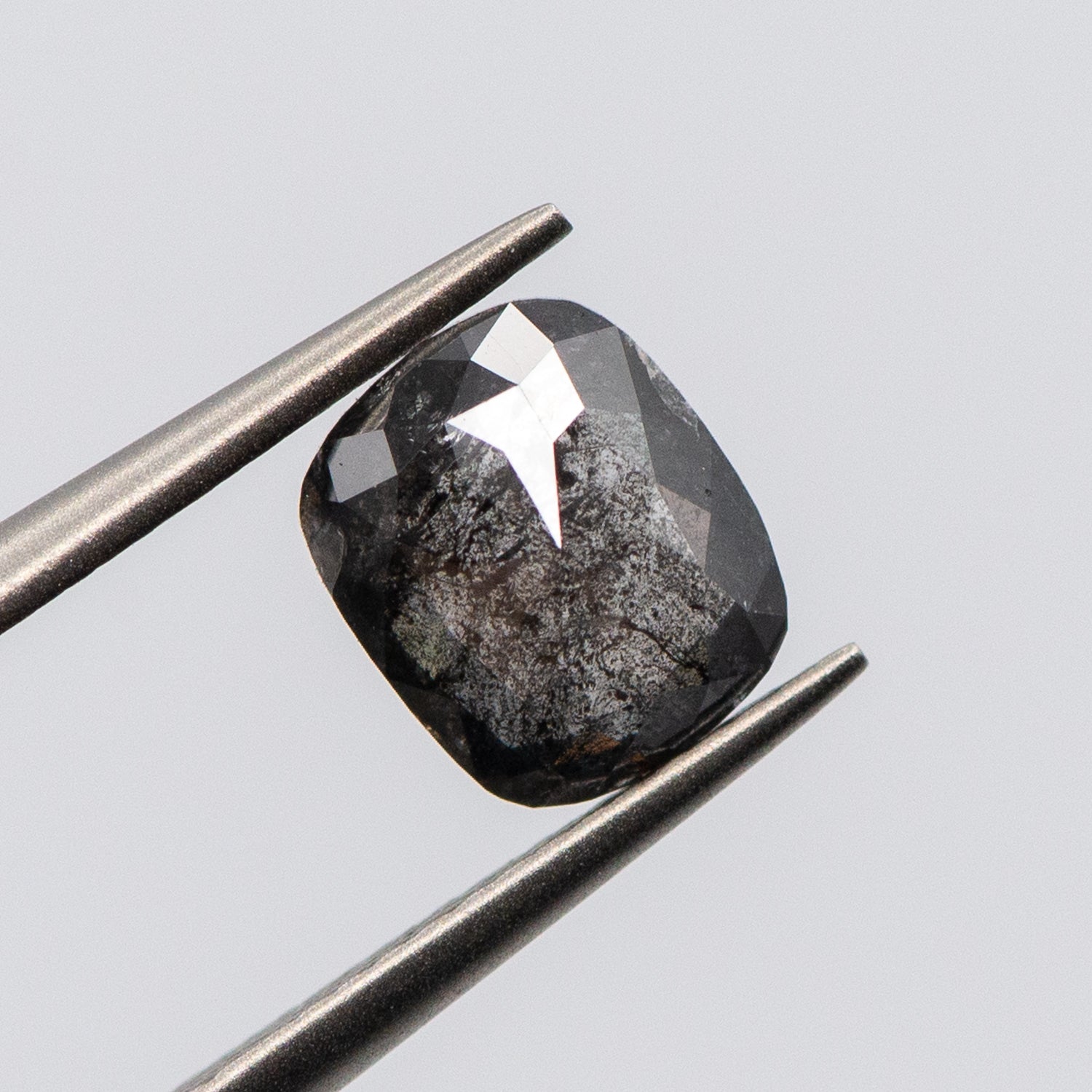 1.50ct Cushion Shaped Loose Salt & Pepper Diamond