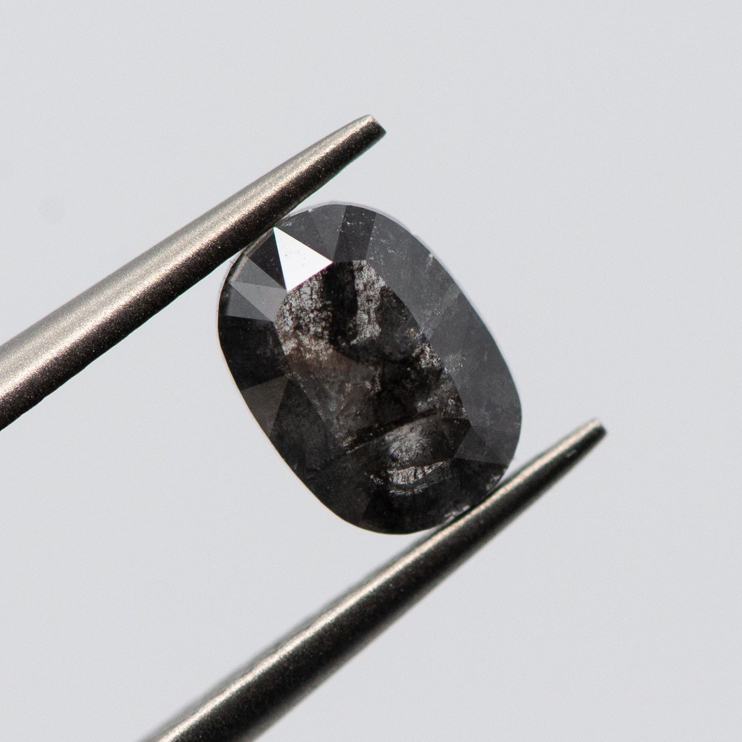 0.88ct Cushion Shaped Loose Salt & Pepper Diamond