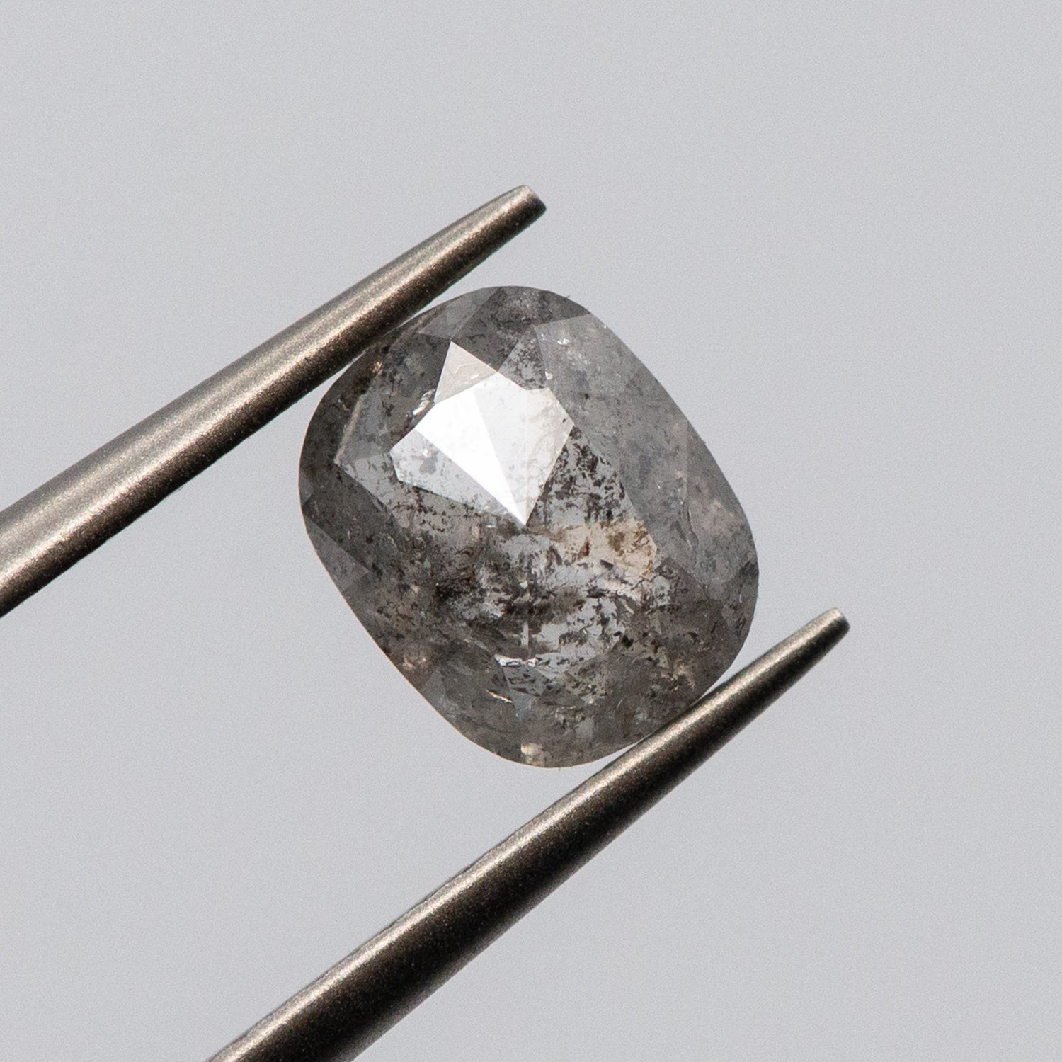 1.28ct Cushion Shaped Loose Salt & Pepper Diamond