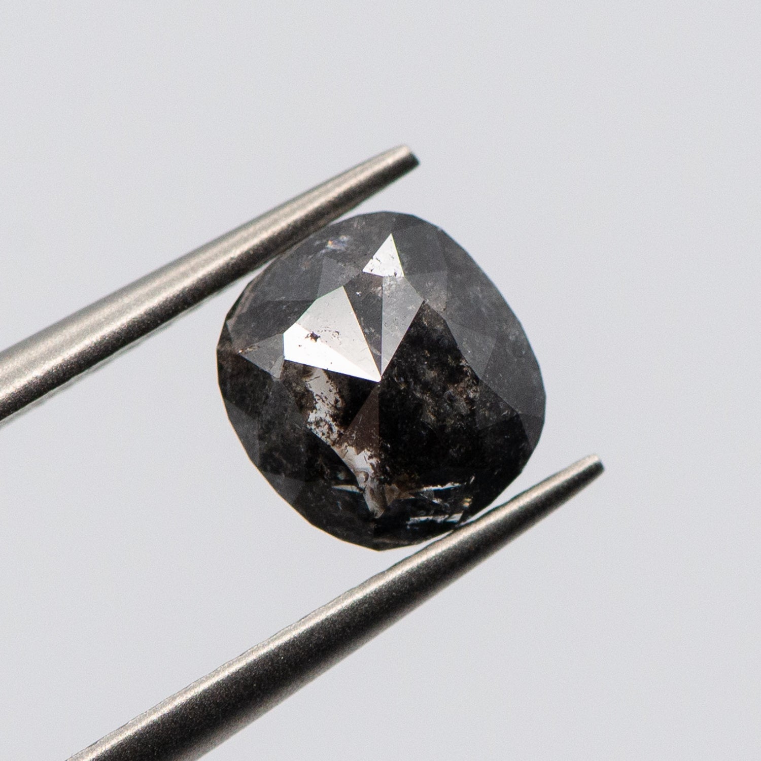 1.17ct Cushion Shaped Loose Salt & Pepper Diamond