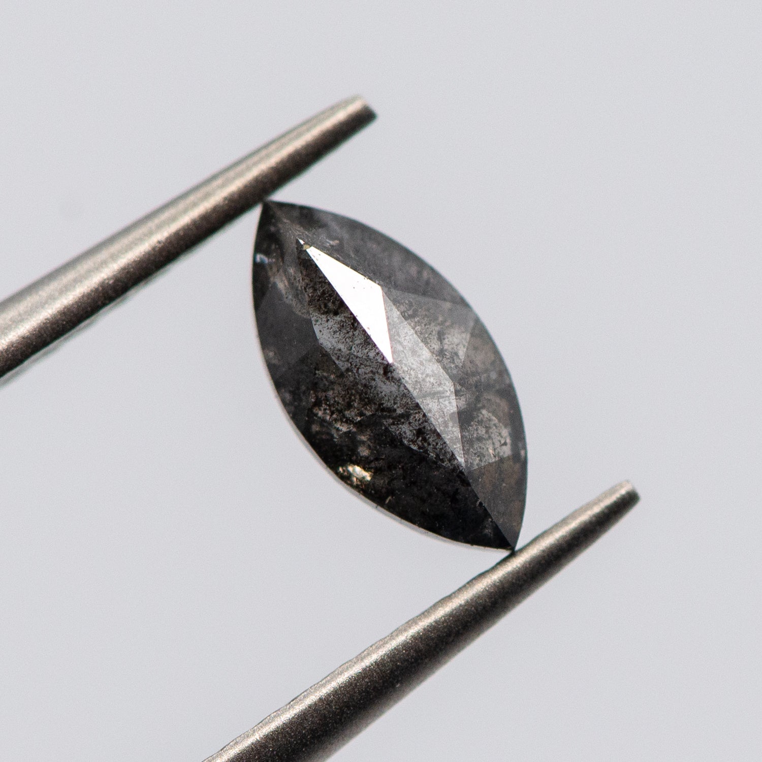 0.66ct Marquise Shaped Loose Salt & Pepper Diamond Malleable Jewellers