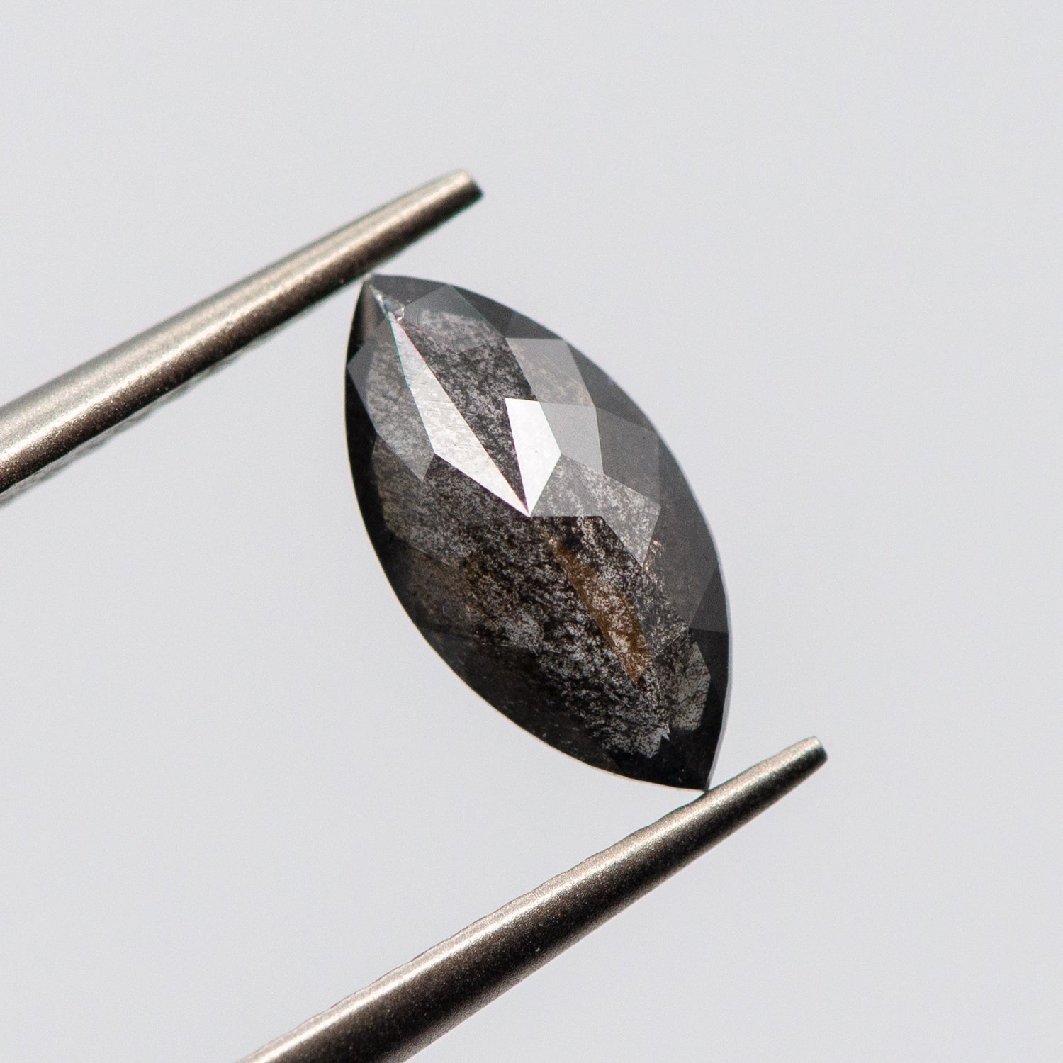 0.98ct Marquise Shaped Loose Salt & Pepper Diamond Malleable Jewellers