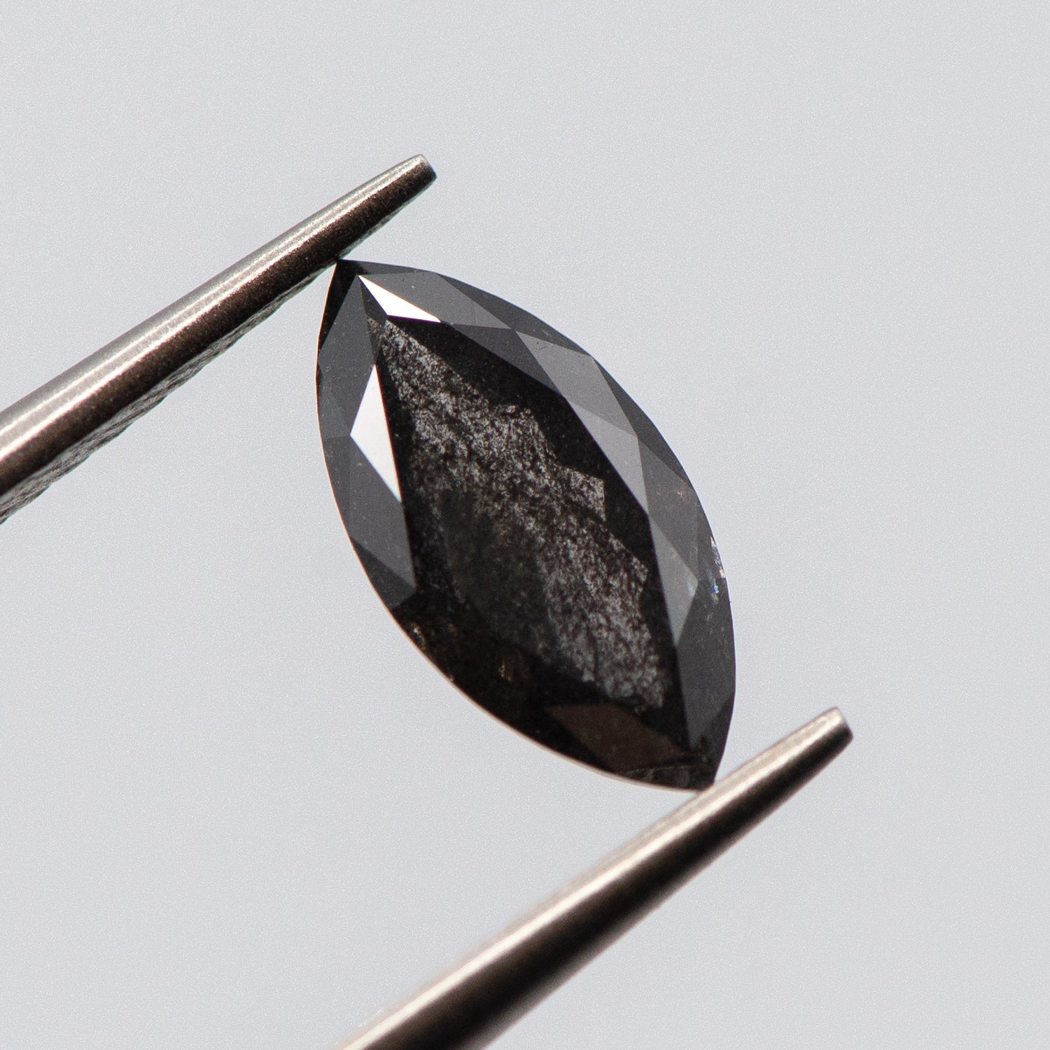 0.98ct Marquise Shaped Loose Salt & Pepper Diamond Malleable Jewellers