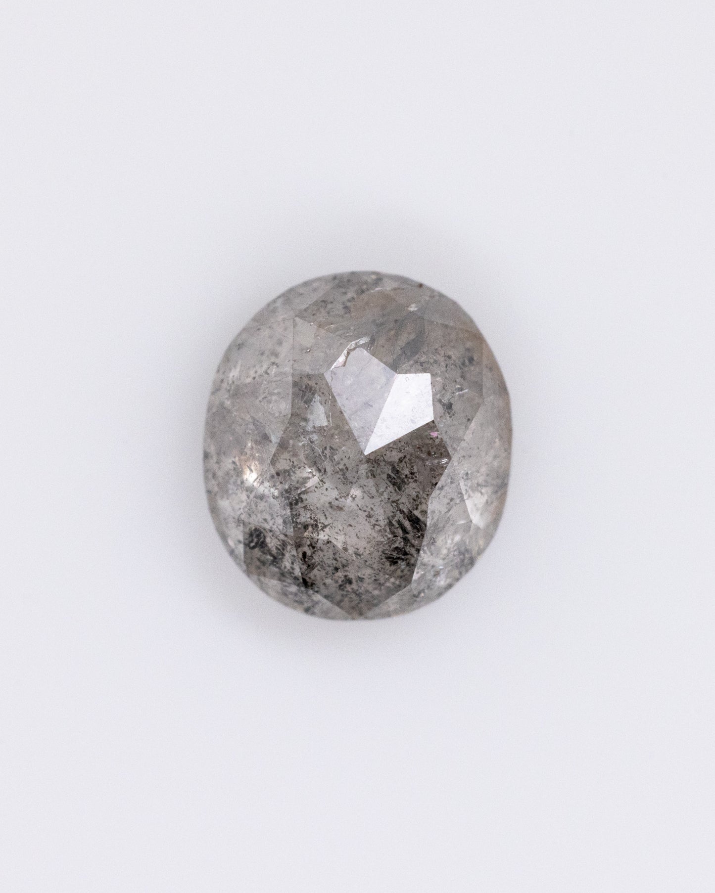 1.25ct Oval Shaped Loose Salt & Pepper Diamond