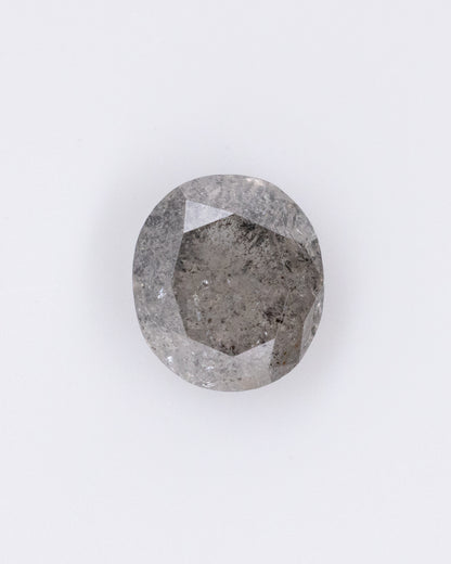 1.25ct Oval Shaped Loose Salt & Pepper Diamond